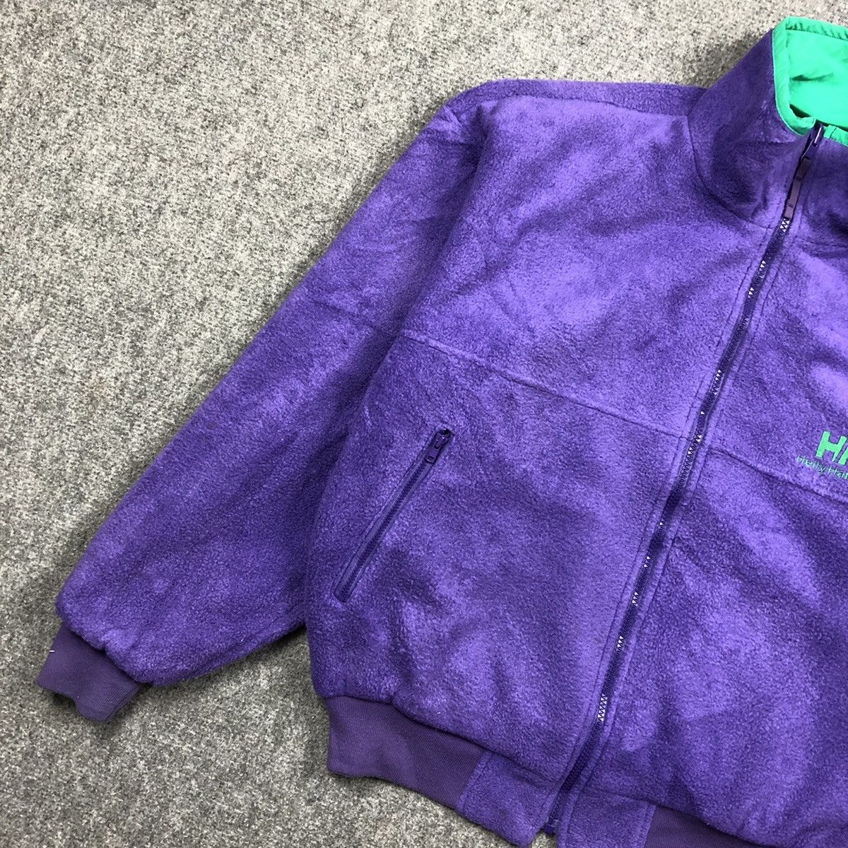 Vintage Helly Hansen Fleece Reversible Zipper Jacket