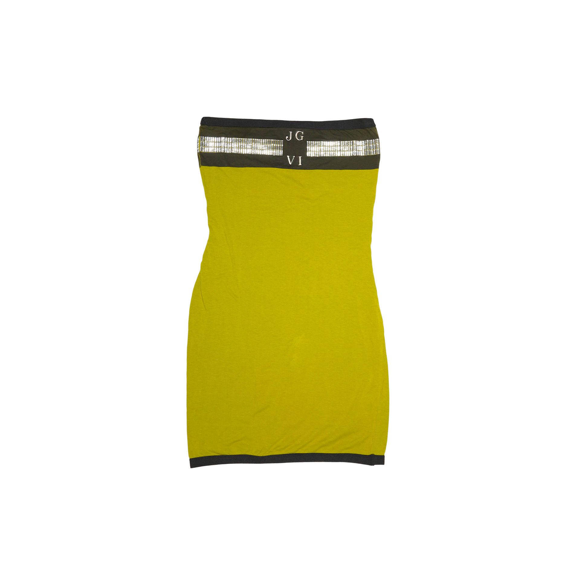 image of Jean Paul Gaultier Pour Equator 80's Embellished Dress in Green, Women's (Size Medium)