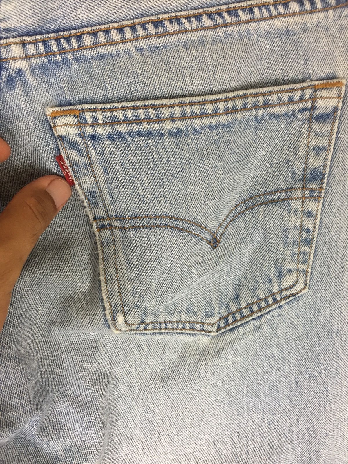 Levi's × Levi's Vintage Clothing Vintage Levis 501 Light Wash Made in USA Kurt kobain Style Size US 30 / EU 46 - 7 Thumbnail