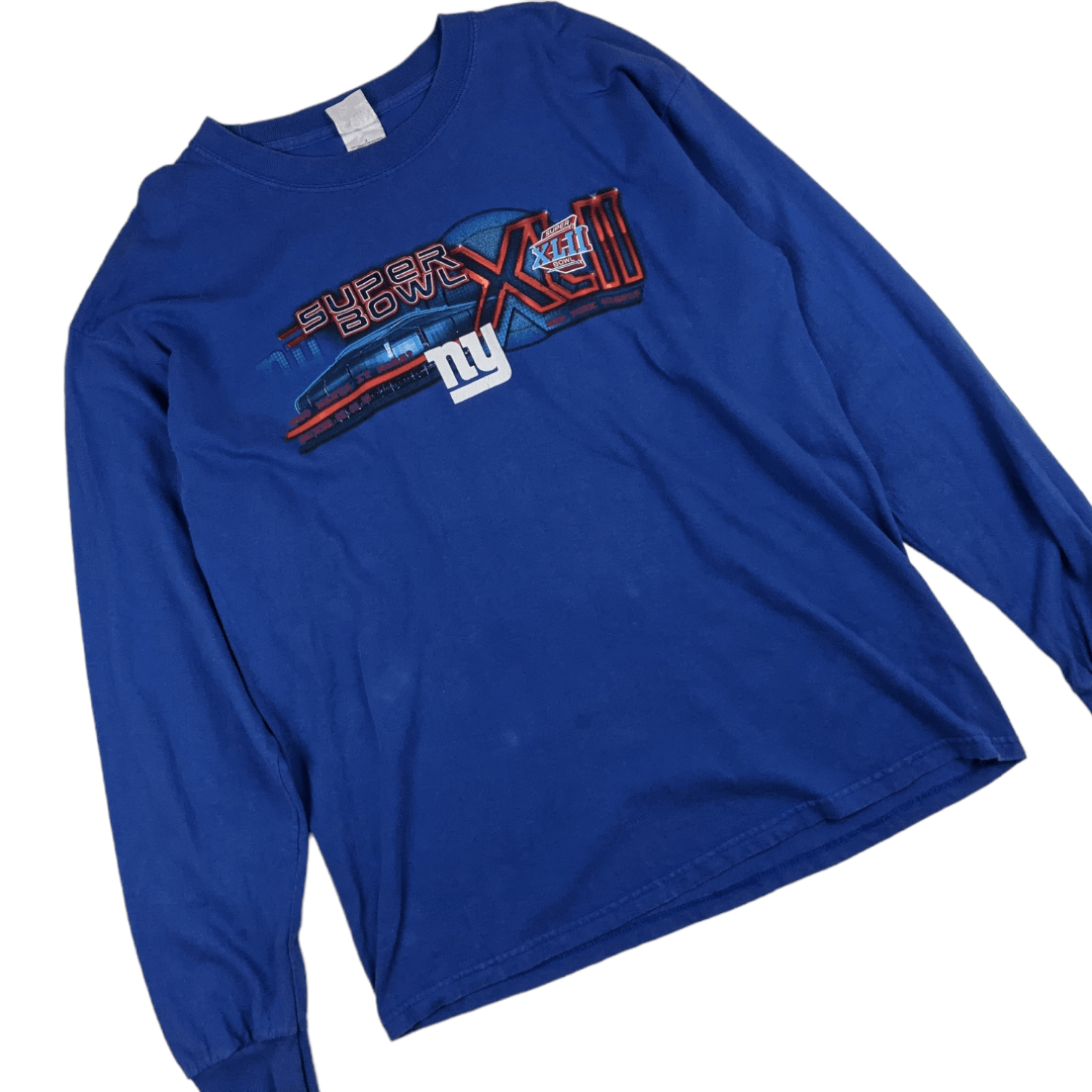 NFL NY GIANTS 2008 Super Bowl XLII Long Sleeve T-Shirt Size US L / EU 52-54 / 3 - 3 Thumbnail