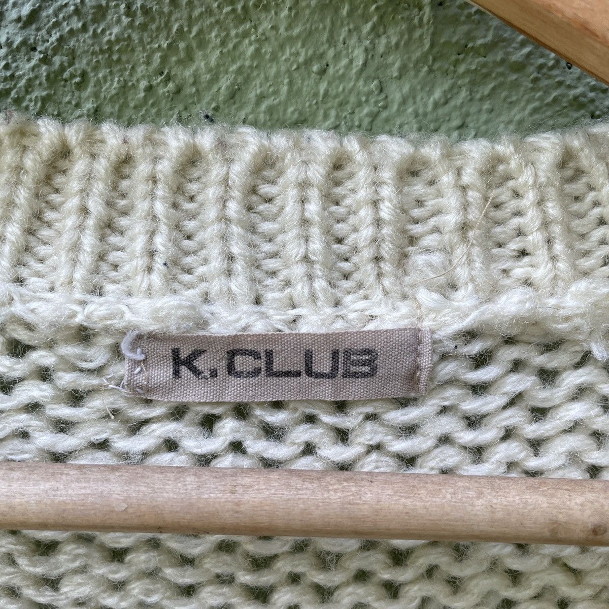 Aran Isles Knitwear Vintage K-Club Knit Cardigan Knitwear Like Kurt Cobain Size US M / EU 48-50 / 2 - 6 Thumbnail