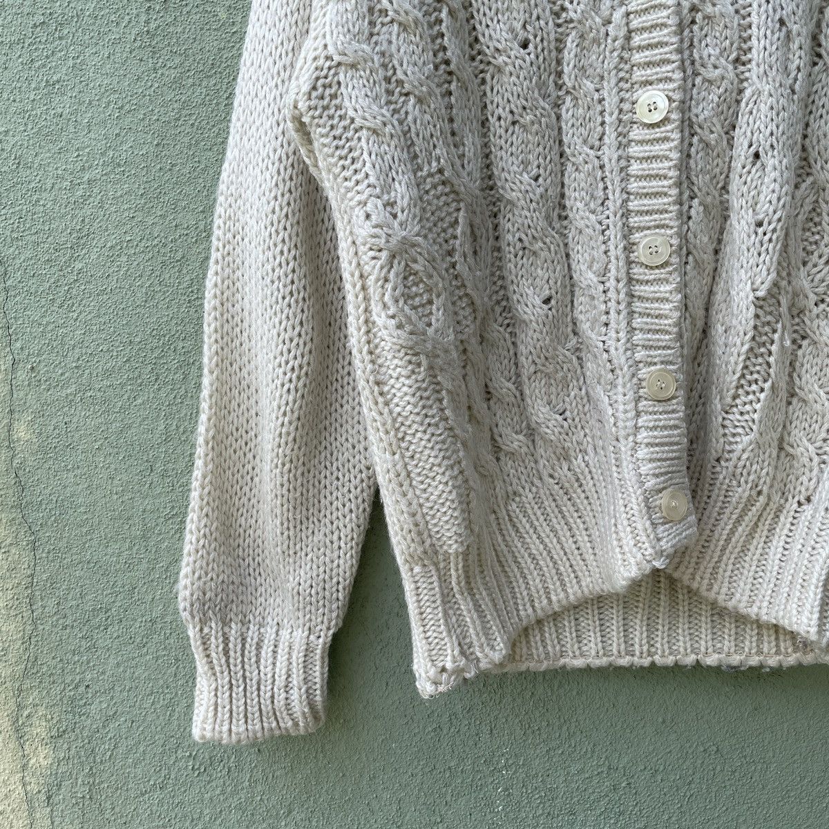 Aran Isles Knitwear Vintage K-Club Knit Cardigan Knitwear Like Kurt Cobain Size US M / EU 48-50 / 2 - 4 Thumbnail