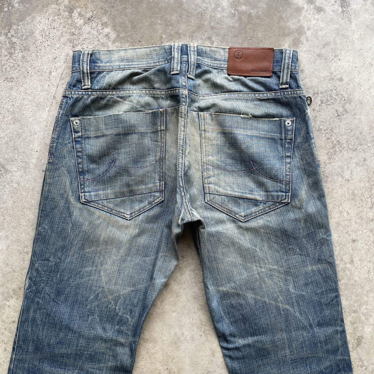 Vintage × Zara Vintage Zara Jeans Faded Denim Pants W33x31 Size US 33 - 10 Thumbnail