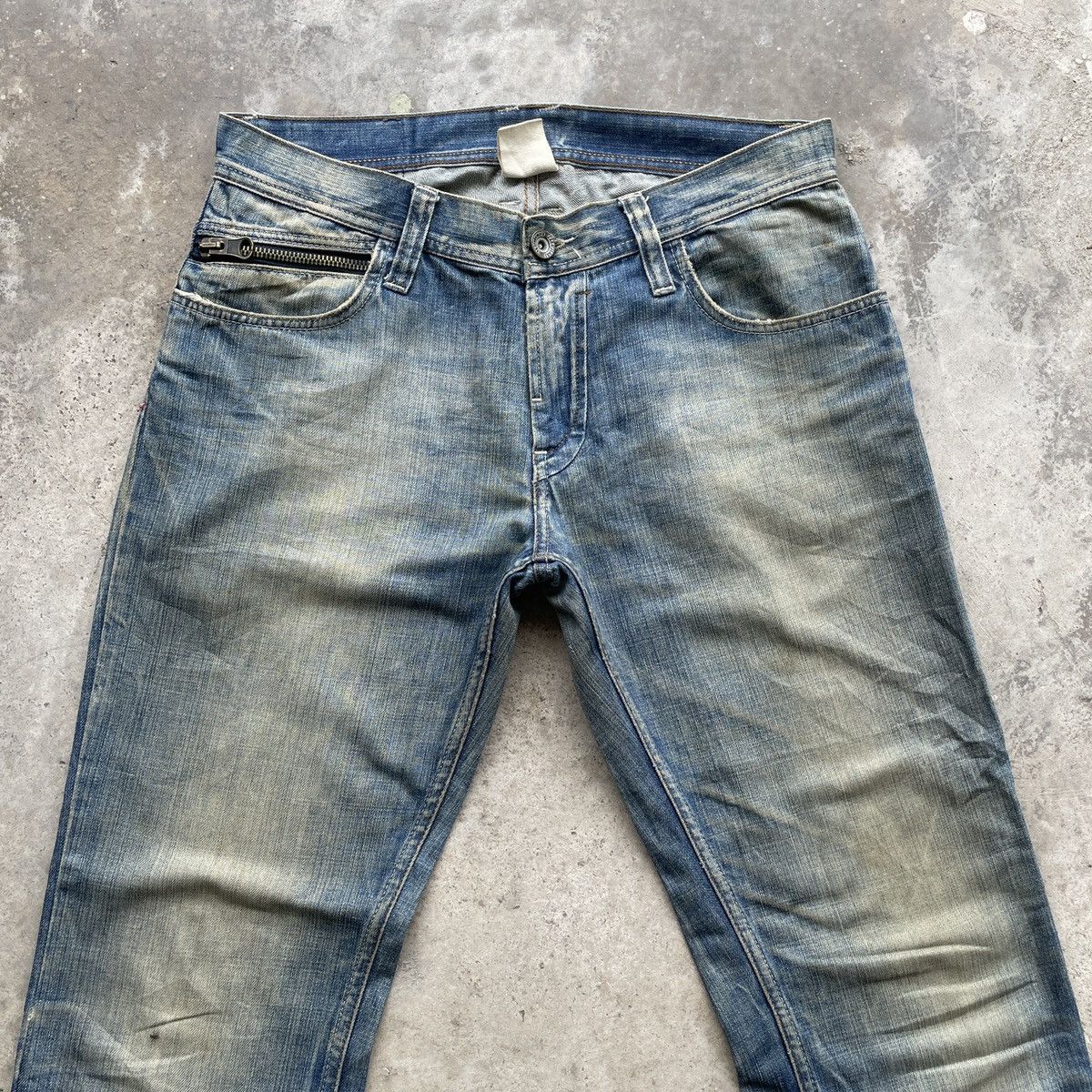 Vintage × Zara Vintage Zara Jeans Faded Denim Pants W33x31 Size US 33 - 2 Thumbnail