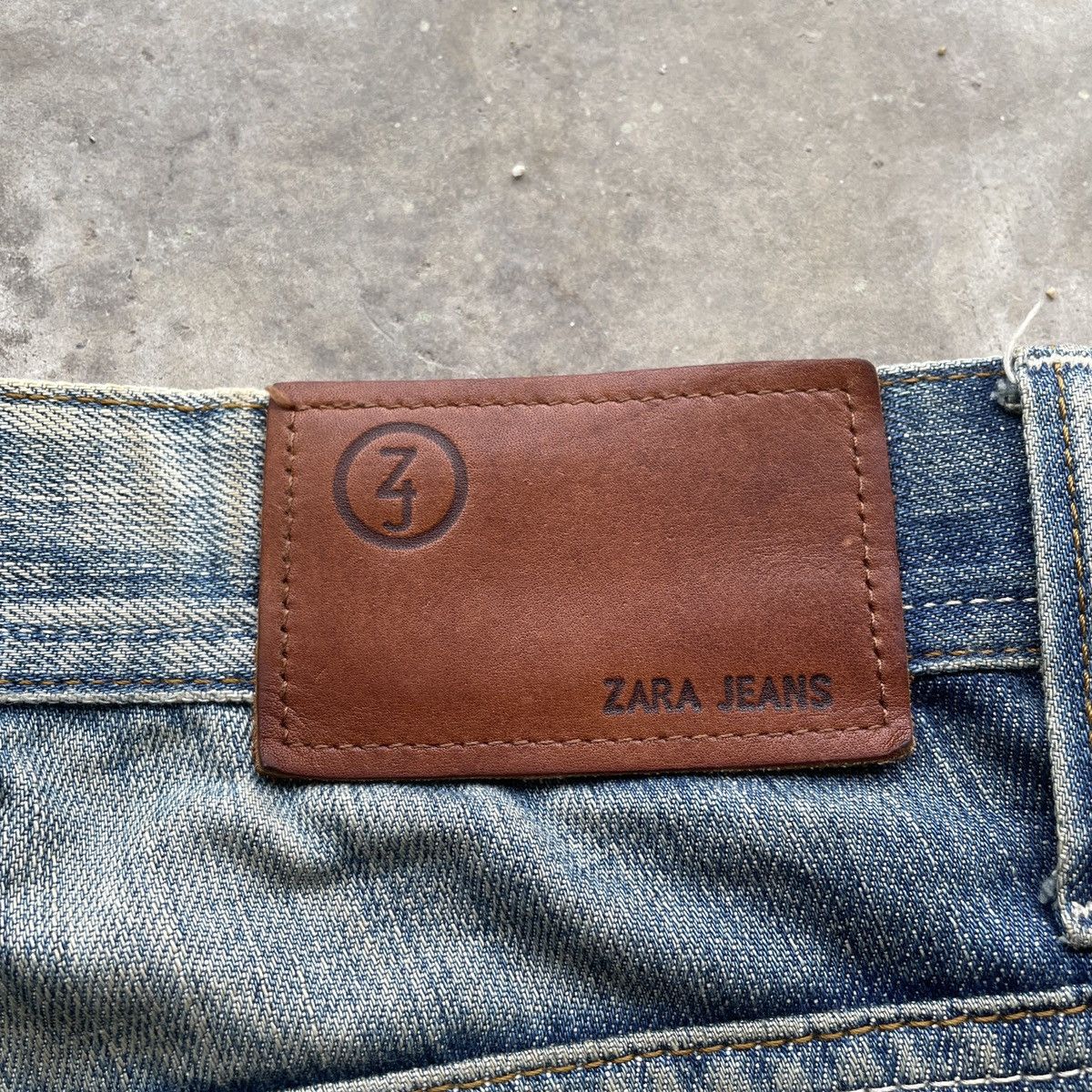 Vintage × Zara Vintage Zara Jeans Faded Denim Pants W33x31 Size US 33 - 9 Thumbnail