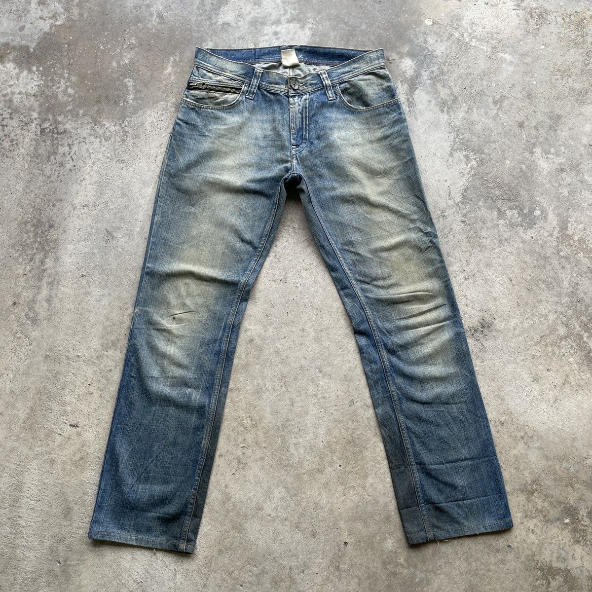 Vintage × Zara Vintage Zara Jeans Faded Denim Pants W33x31 Size US 33 - 1 Thumbnail
