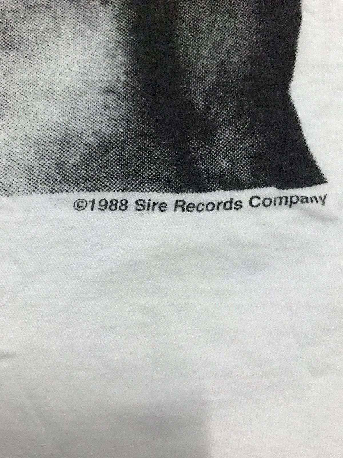 Band Tees × Hypebeast × Vintage Vintage 80s Morrissey Sire Records Company T Shirt Size US XL / EU 56 / 4 - 3 Thumbnail