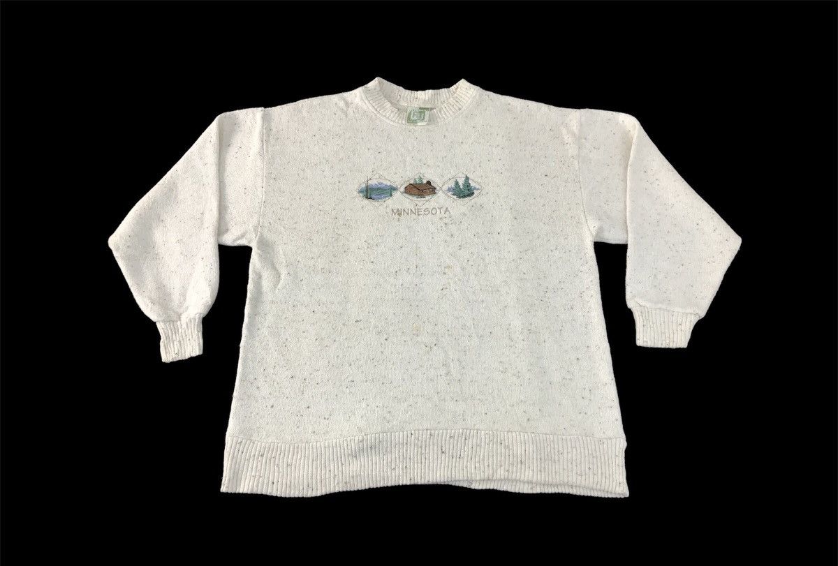 Vintage 90s Art Unlimited Minnesota USA Embroidery Sweat R187j Size US L / EU 52-54 / 3 - 1 Thumbnail
