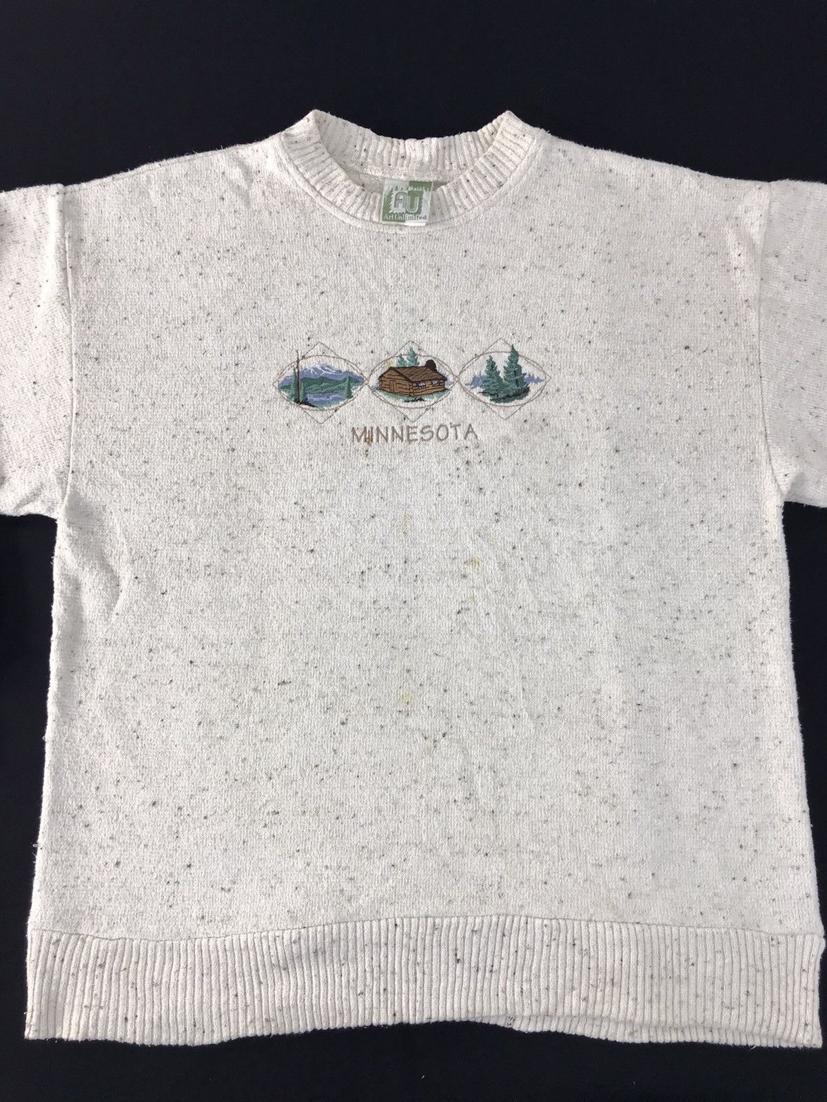 Vintage 90s Art Unlimited Minnesota USA Embroidery Sweat R187j Size US L / EU 52-54 / 3 - 2 Thumbnail