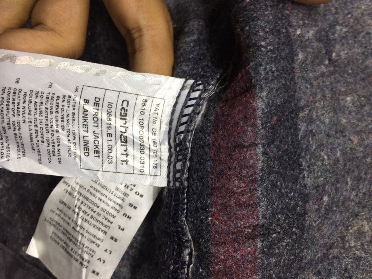 Carhartt Carhartt Duck Detroit Blanket Lined Faded jacket Size US L / EU 52-54 / 3 - 13 Thumbnail