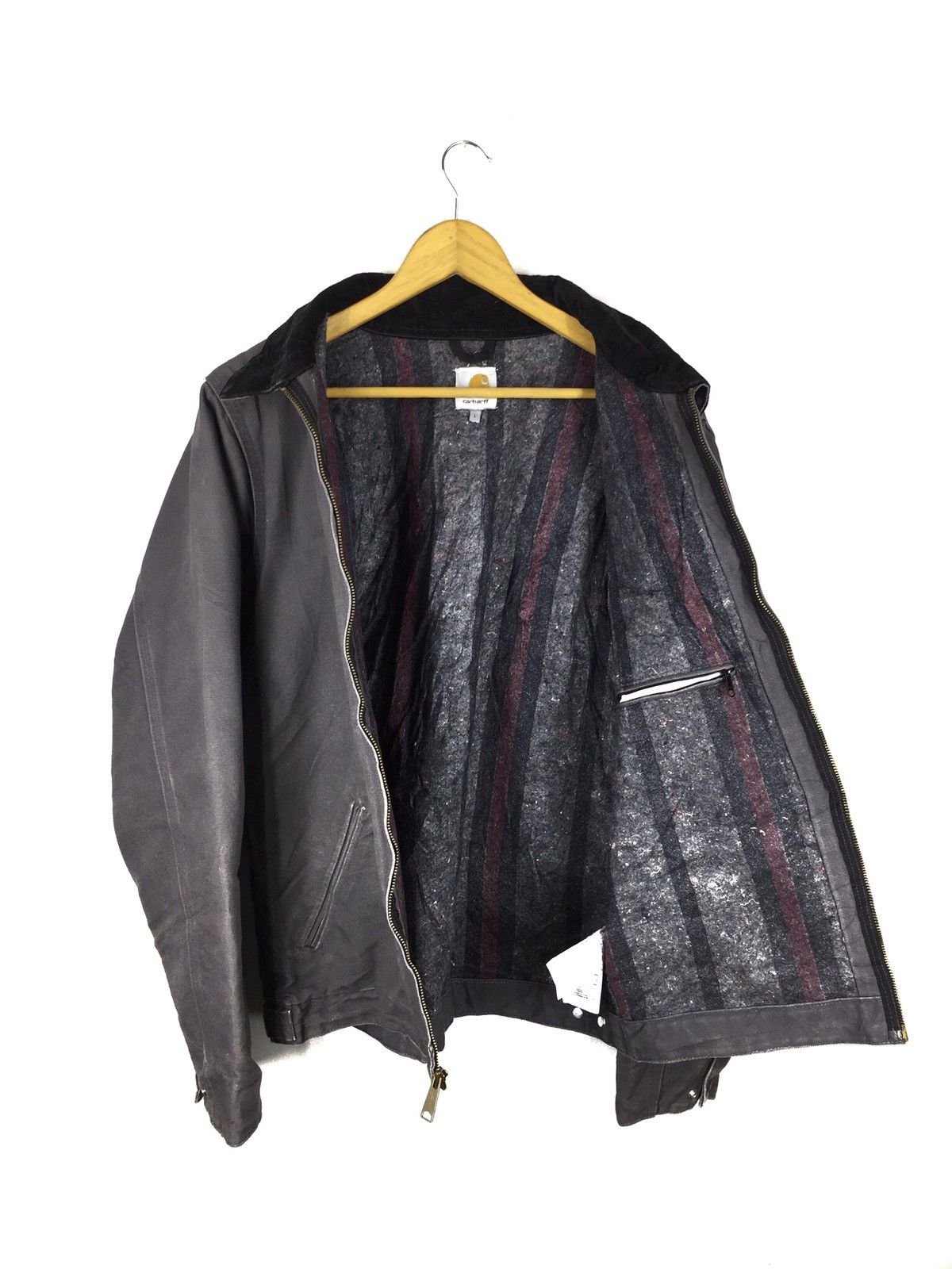 Carhartt Carhartt Duck Detroit Blanket Lined Faded jacket Size US L / EU 52-54 / 3 - 11 Thumbnail