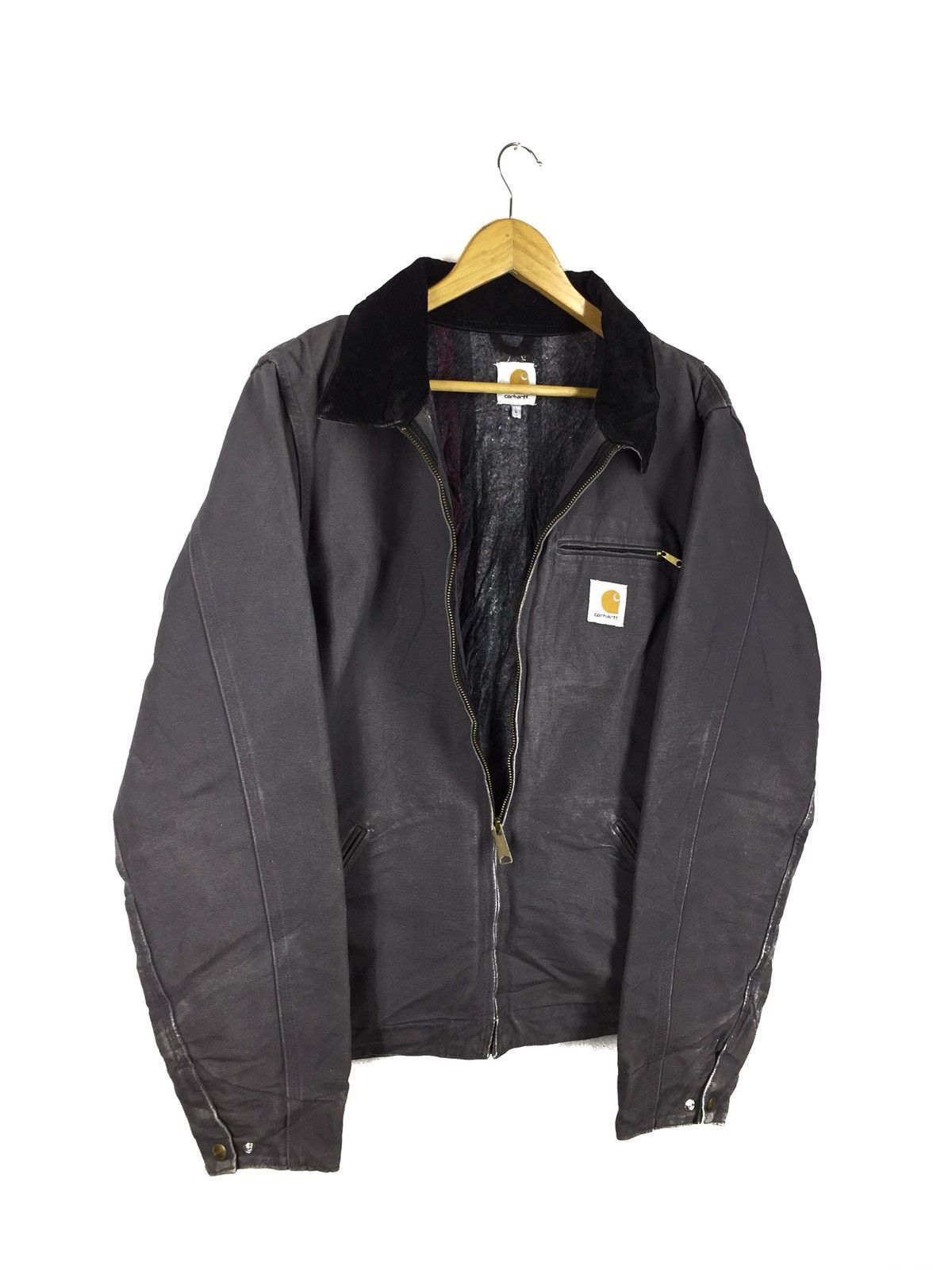 Carhartt Carhartt Duck Detroit Blanket Lined Faded jacket Size US L / EU 52-54 / 3 - 5 Thumbnail