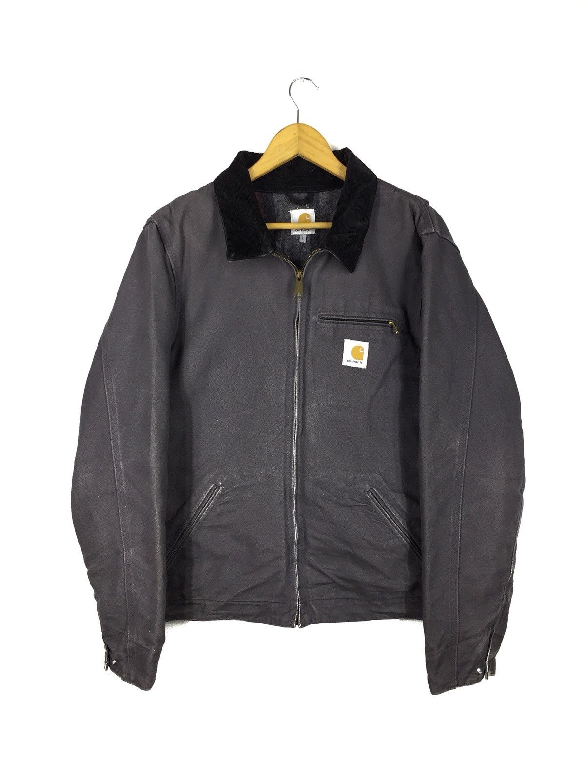 Carhartt Carhartt Duck Detroit Blanket Lined Faded jacket Size US L / EU 52-54 / 3 - 2 Thumbnail