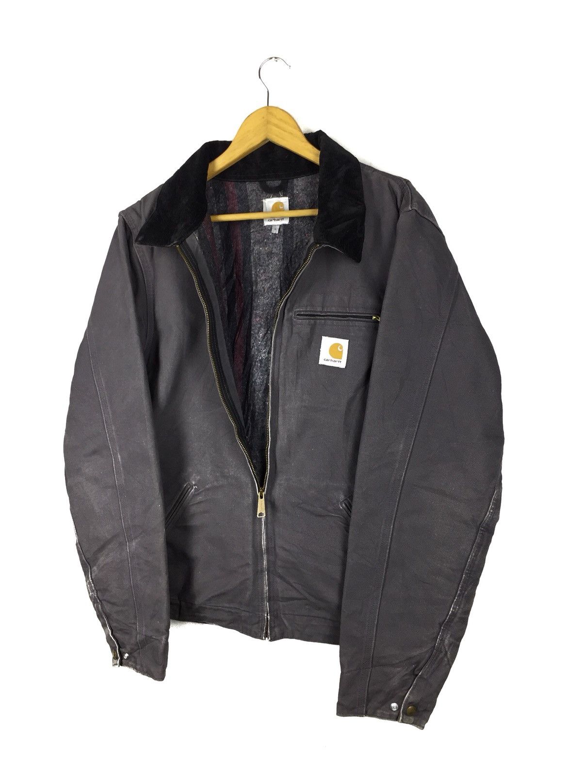 Carhartt Carhartt Duck Detroit Blanket Lined Faded jacket Size US L / EU 52-54 / 3 - 4 Thumbnail