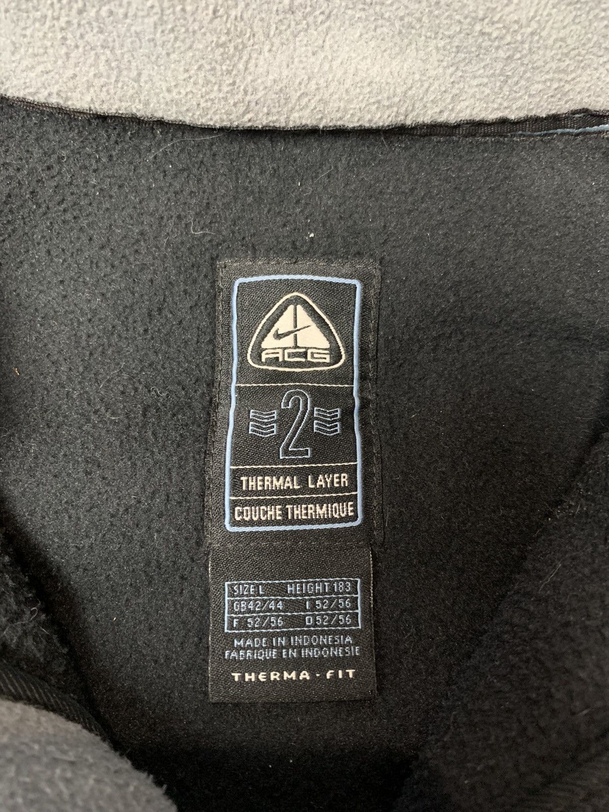 Nike × Vintage Vintage Fleece Nike ACG Size US L / EU 52-54 / 3 - 3 Thumbnail