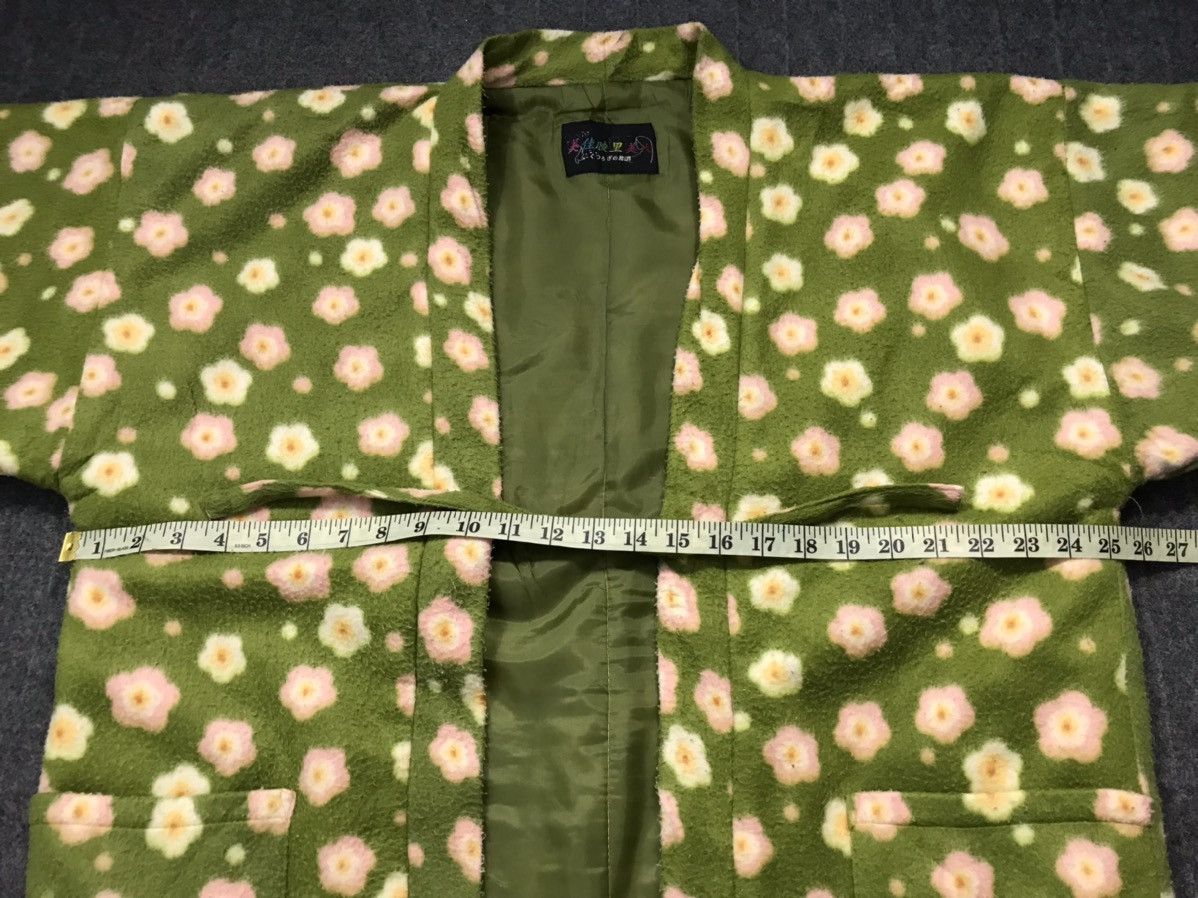 Japanese Brand 90s Padded Japanese Kimono Hanten Haori Cardigan Floral Size XL / US 12-14 / IT 48-50 - 7 Thumbnail