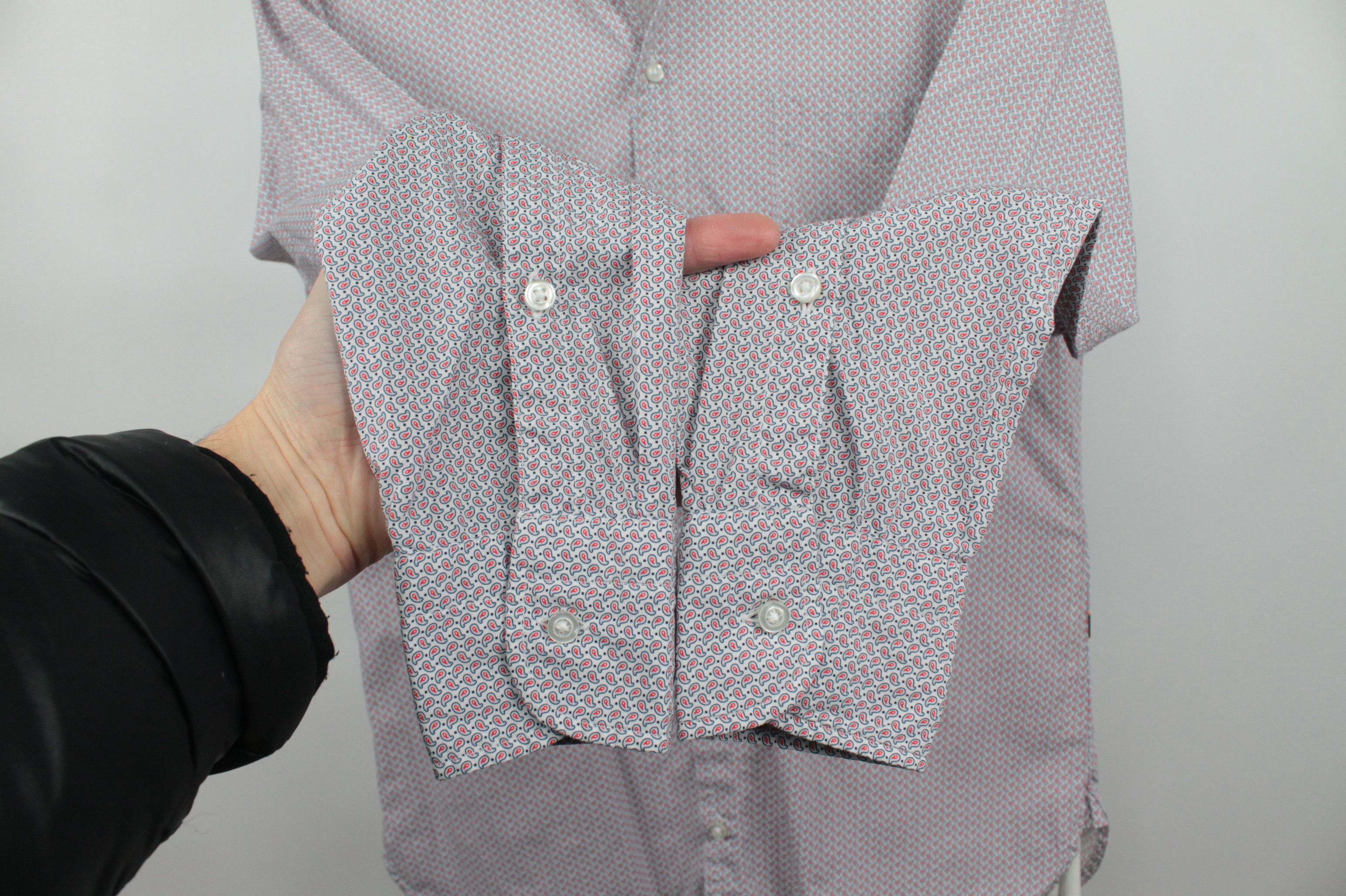 Hugo Boss Hugo Boss Magneton Slim Fit Monogram Formal Dress Shirt Size US S / EU 44-46 / 1 - 8 Thumbnail