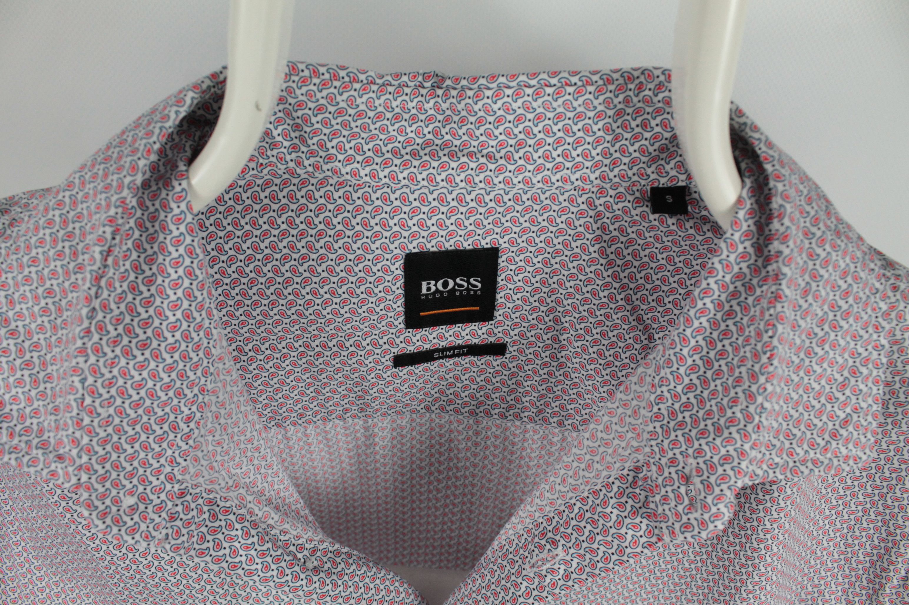 Hugo Boss Hugo Boss Magneton Slim Fit Monogram Formal Dress Shirt Size US S / EU 44-46 / 1 - 6 Thumbnail