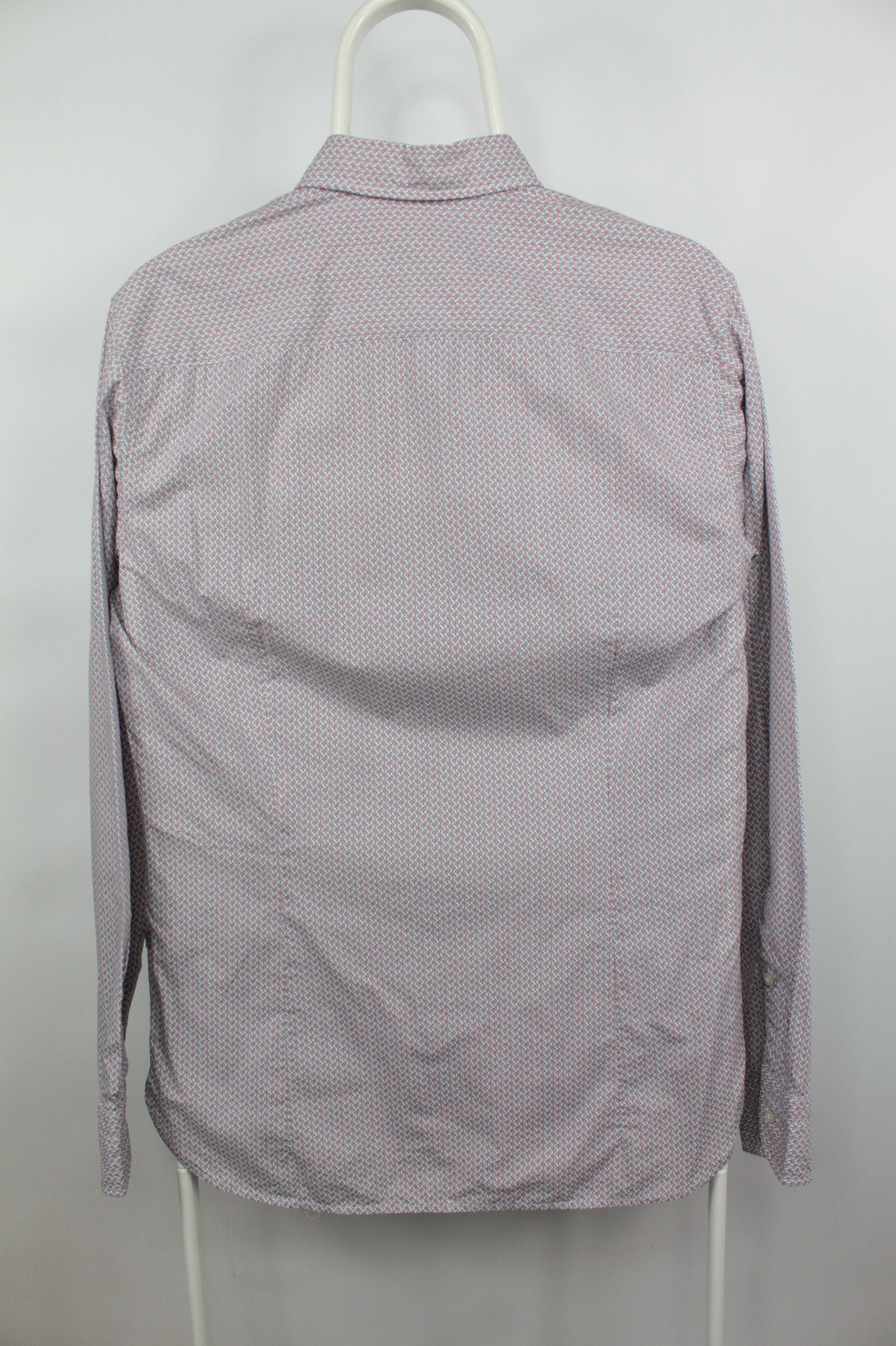 Hugo Boss Hugo Boss Magneton Slim Fit Monogram Formal Dress Shirt Size US S / EU 44-46 / 1 - 10 Thumbnail