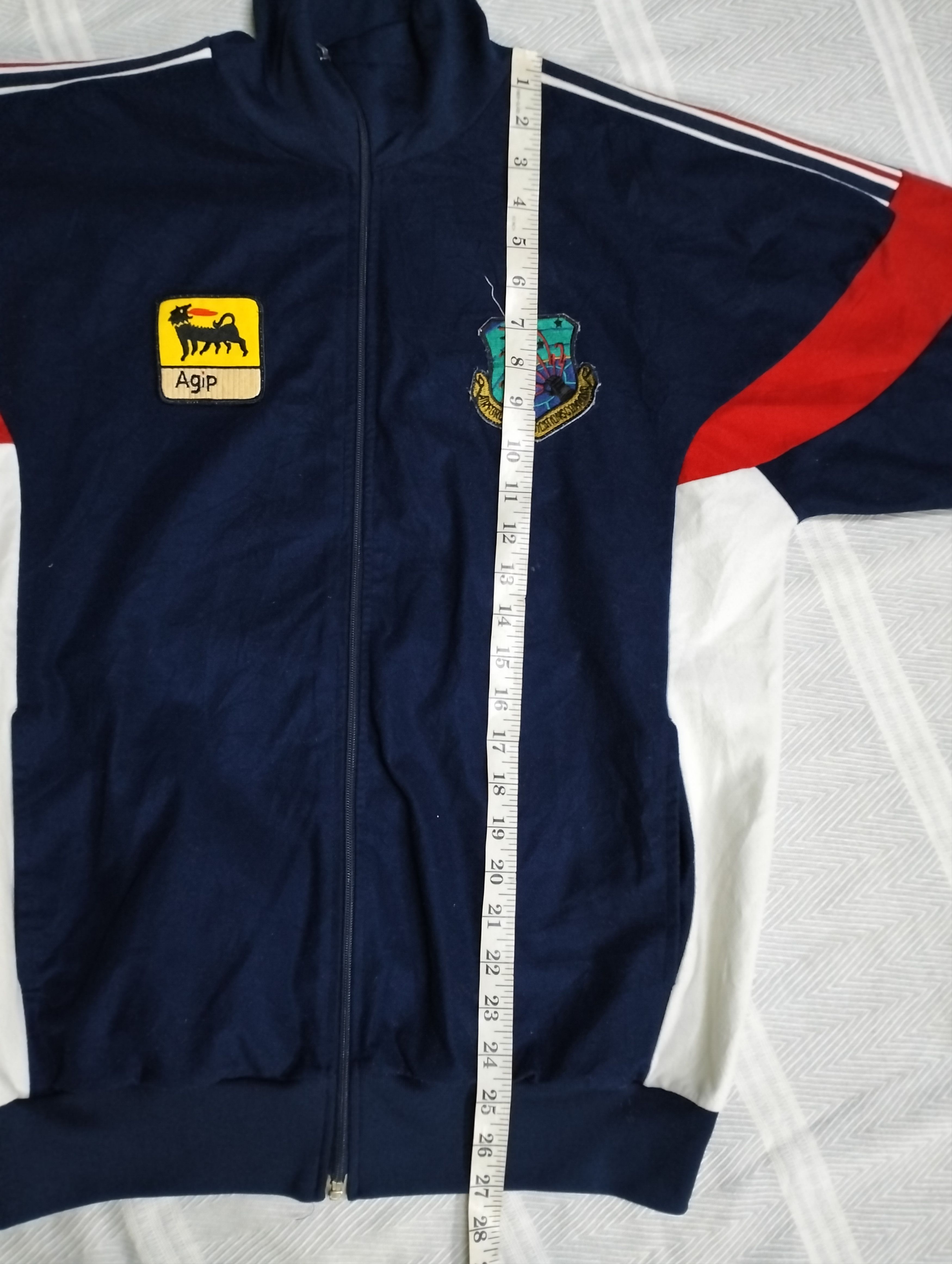 Japanese Brand Vintage Agip Track Polyester Sweater Zipper Jacket Size US M / EU 48-50 / 2 - 21 Thumbnail