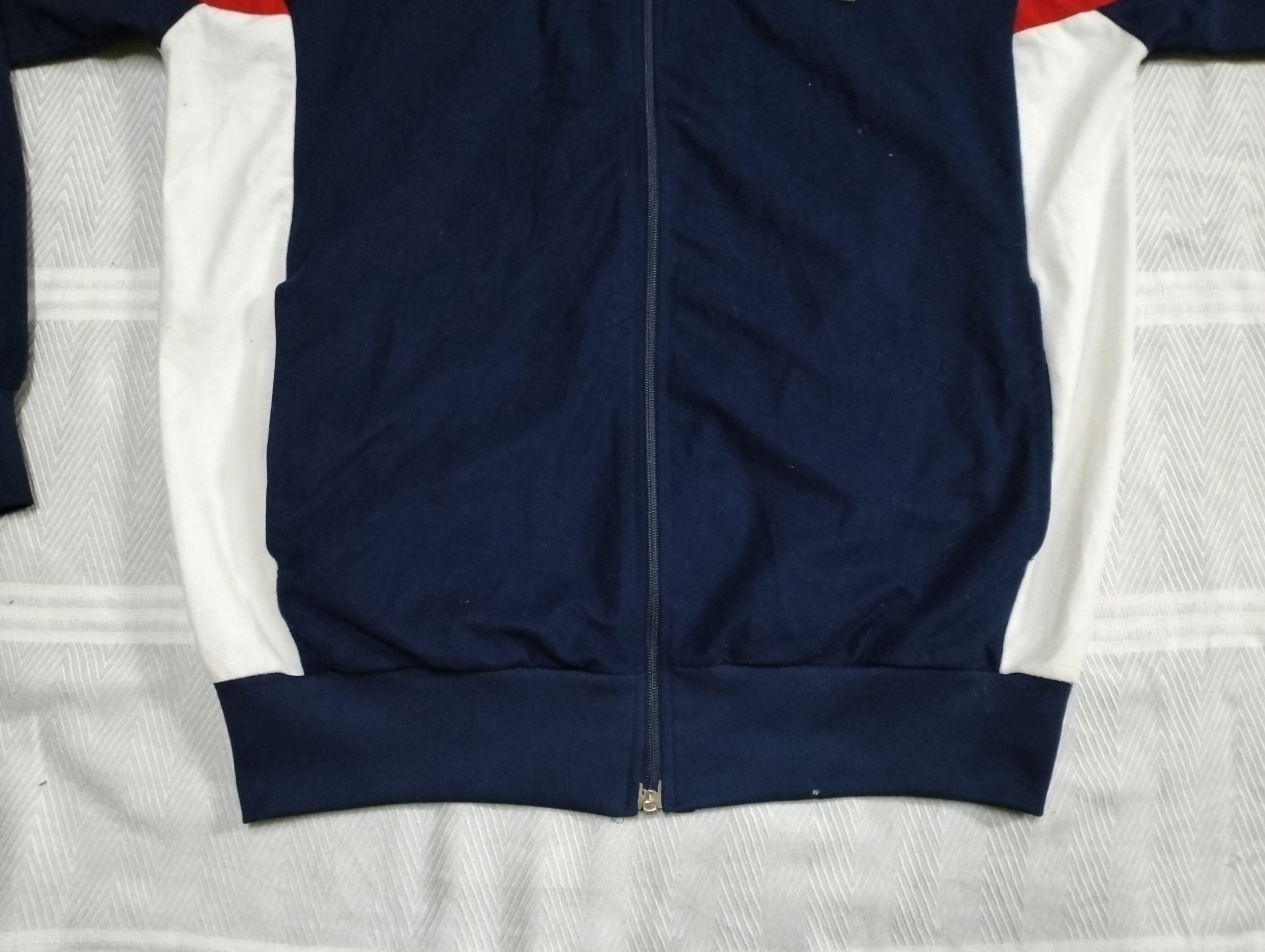 Japanese Brand Vintage Agip Track Polyester Sweater Zipper Jacket Size US M / EU 48-50 / 2 - 6 Thumbnail