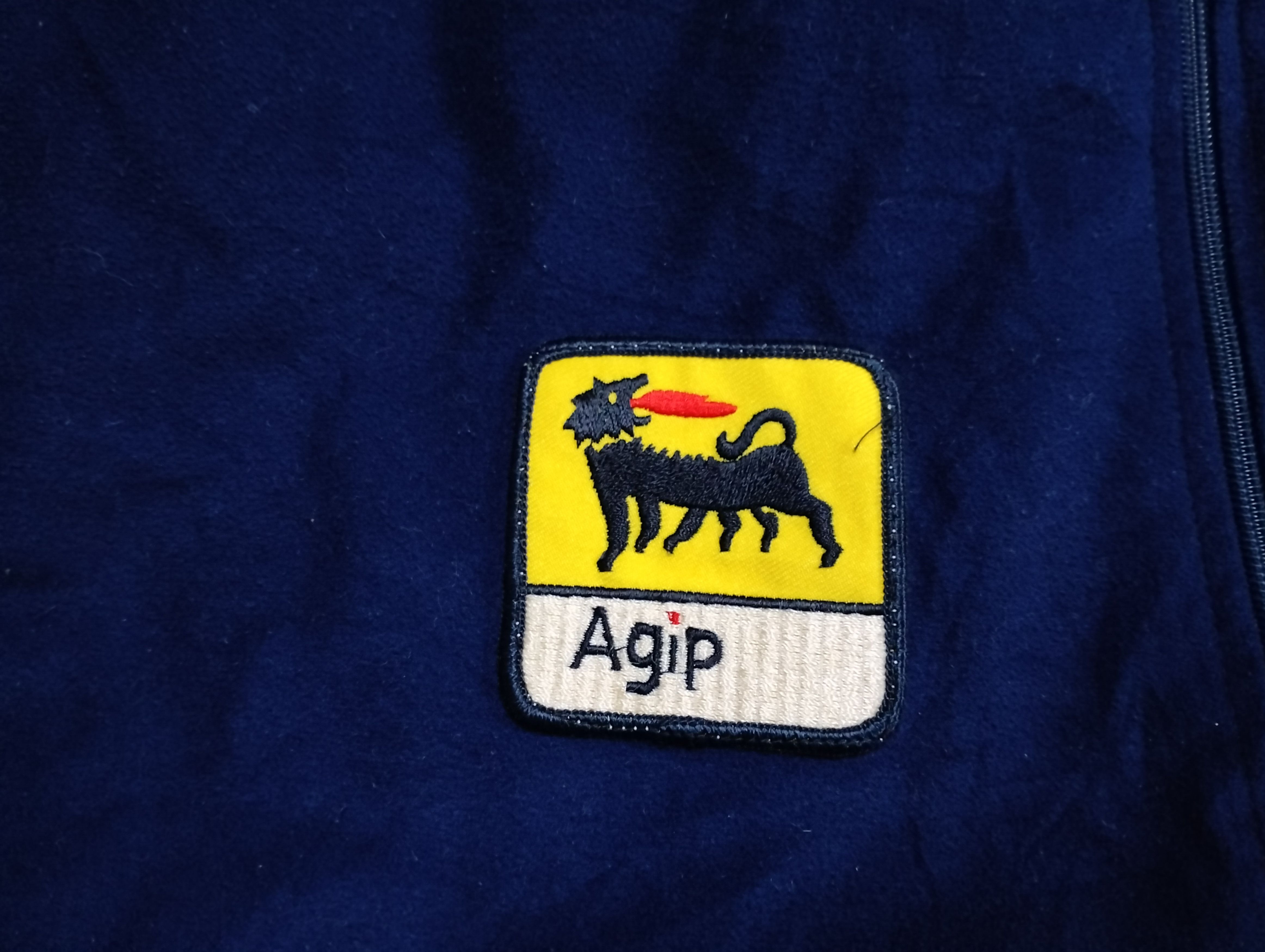 Japanese Brand Vintage Agip Track Polyester Sweater Zipper Jacket Size US M / EU 48-50 / 2 - 12 Thumbnail
