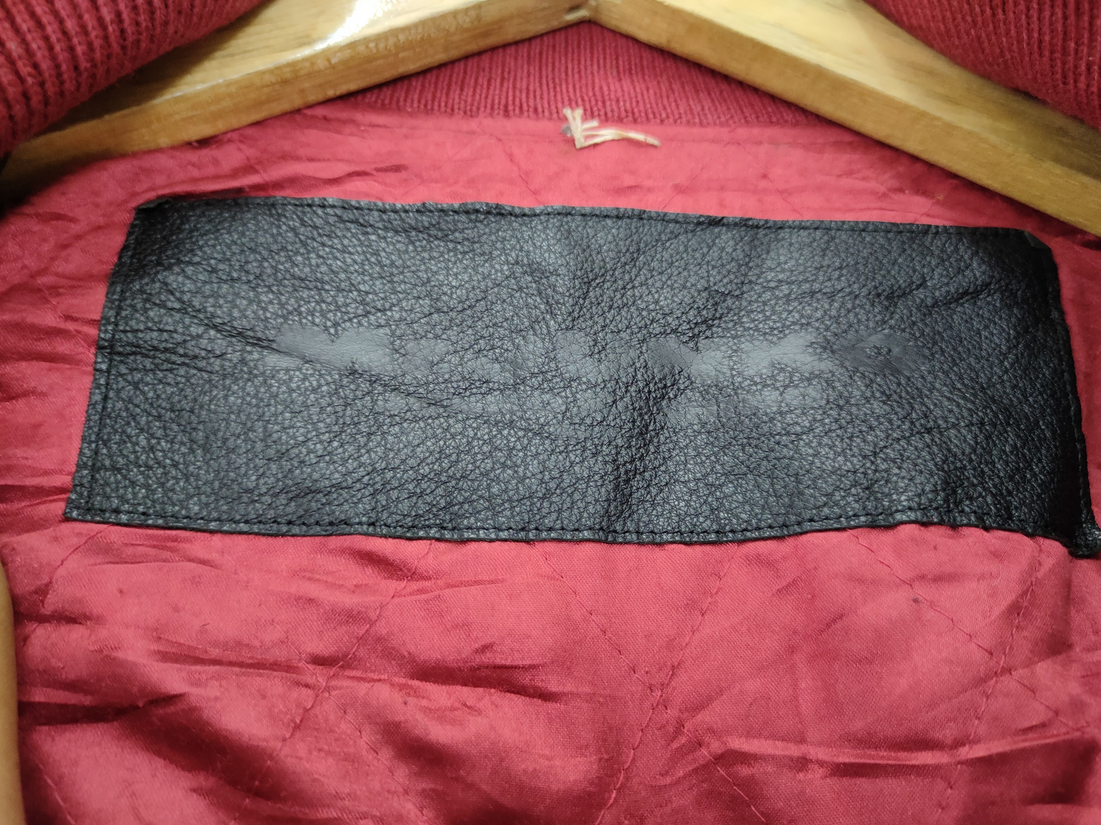 Mr. Junko Mr Junko Koshino varsity wool leather jacket #4096DL Size US L / EU 52-54 / 3 - 14 Thumbnail
