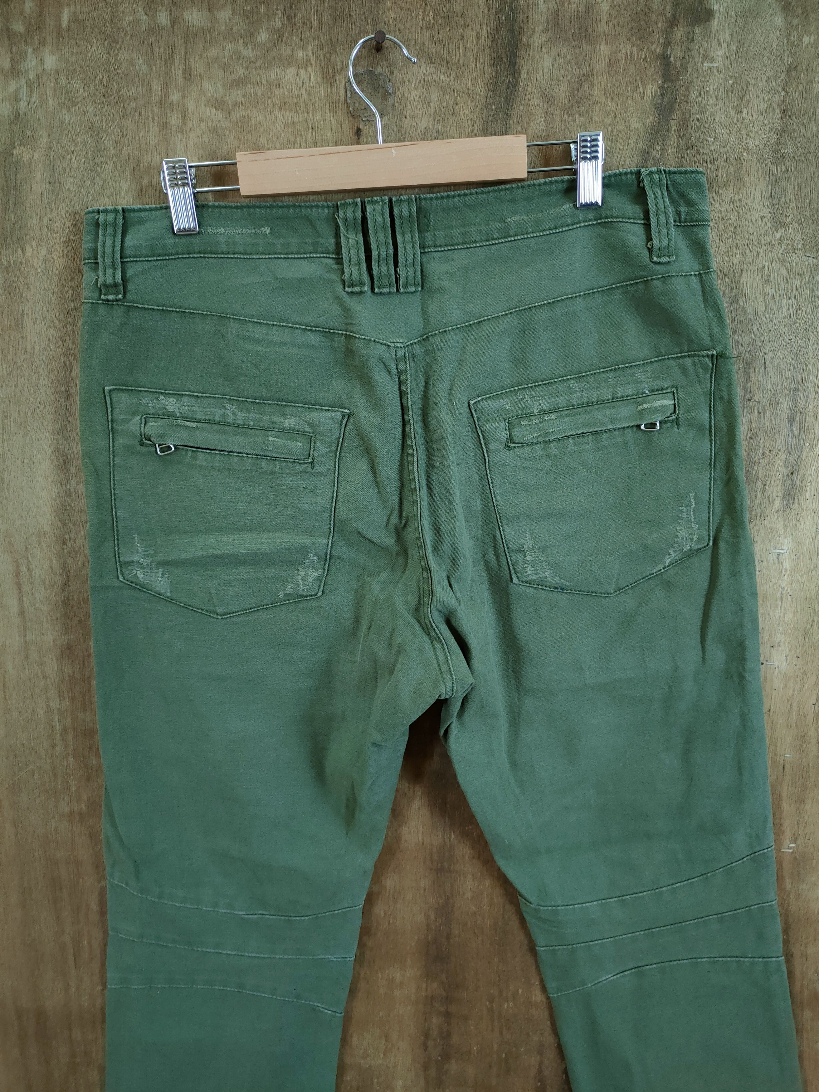 Japanese Brand DL Example green bush pants multipocket tactical cargo #1342 Size US 31 - 8 Thumbnail