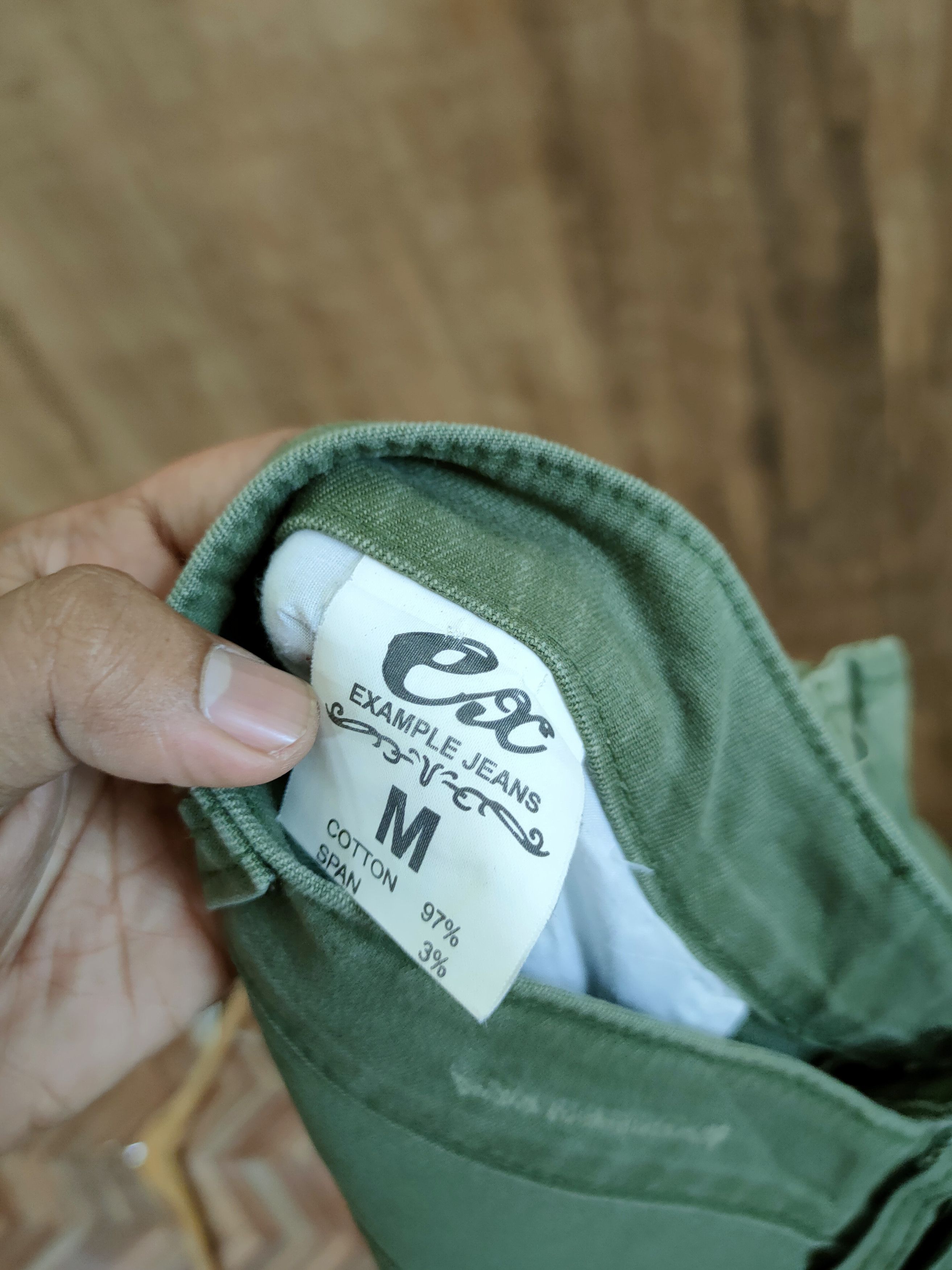 Japanese Brand DL Example green bush pants multipocket tactical cargo #1342 Size US 31 - 9 Thumbnail
