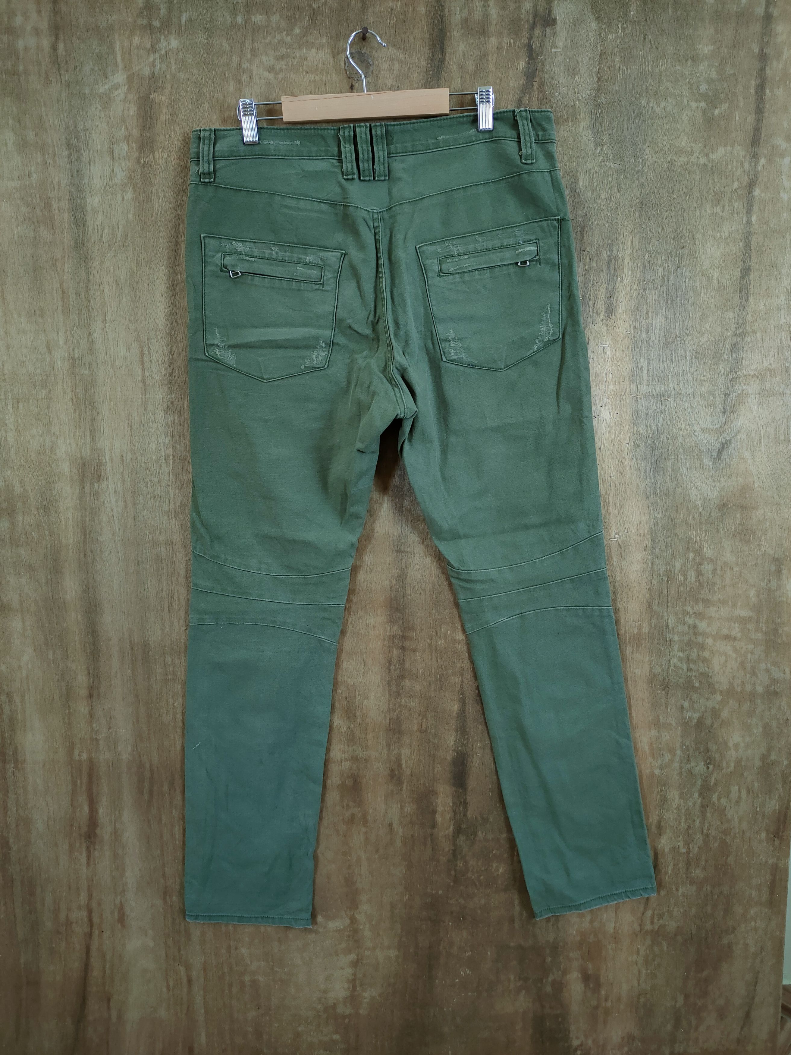 Japanese Brand DL Example green bush pants multipocket tactical cargo #1342 Size US 31 - 6 Thumbnail