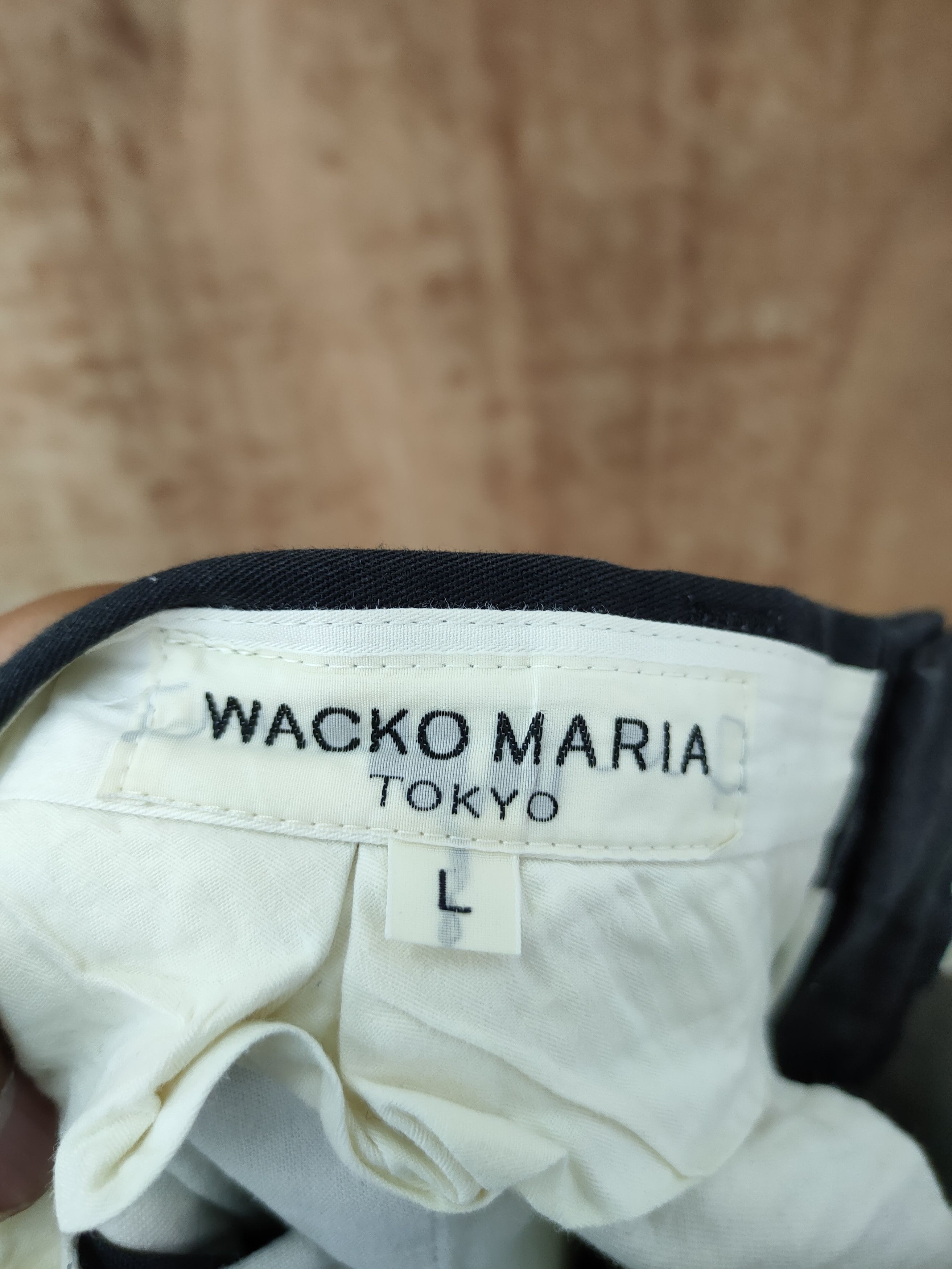 Wacko Maria DL Wacko Maria guilty parties black casual pants #46-219 Size US 31 - 12 Thumbnail