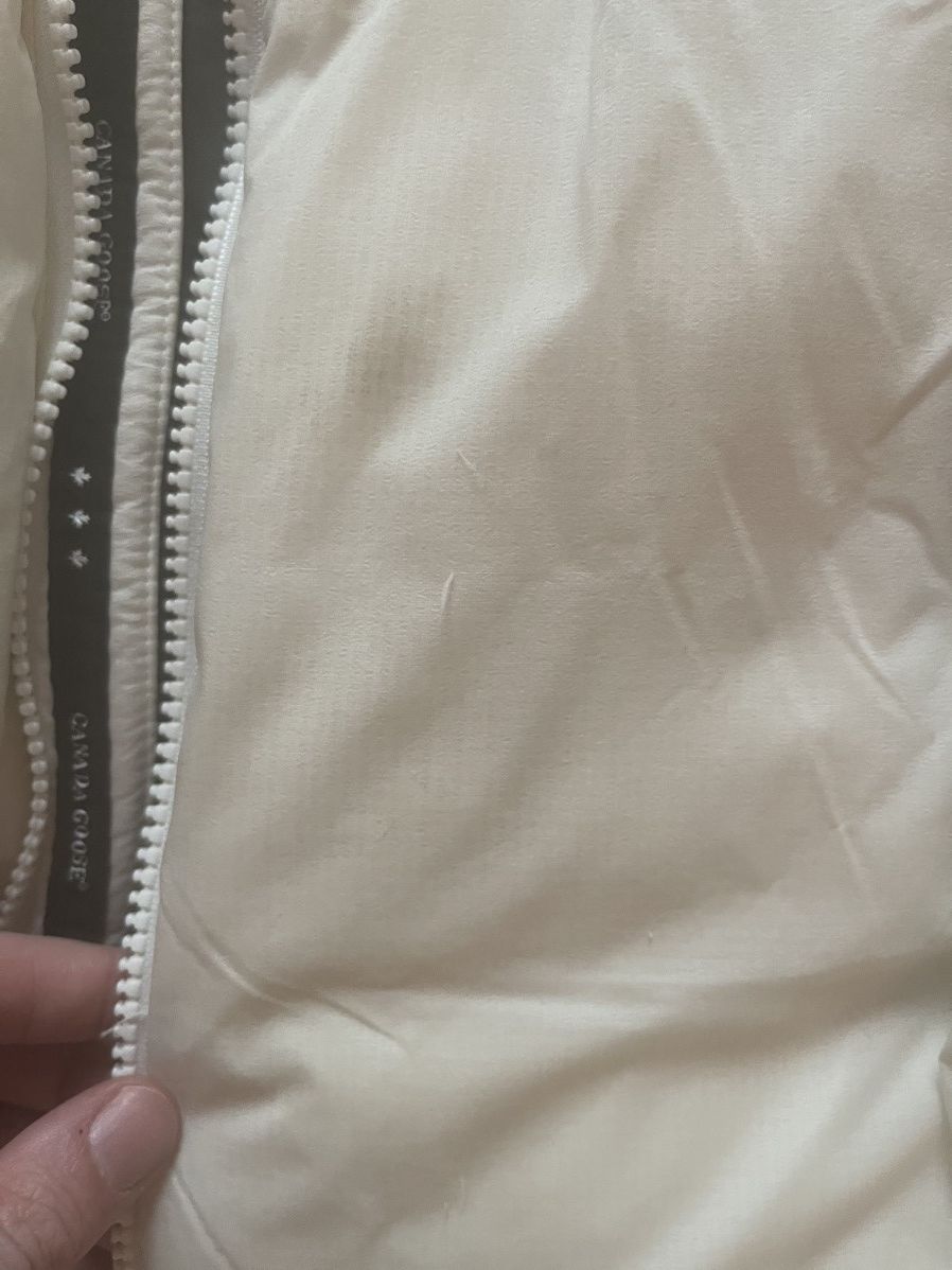Canada Goose White Canada Goose Lodge Hoody Size US L / EU 52-54 / 3 - 6 Thumbnail