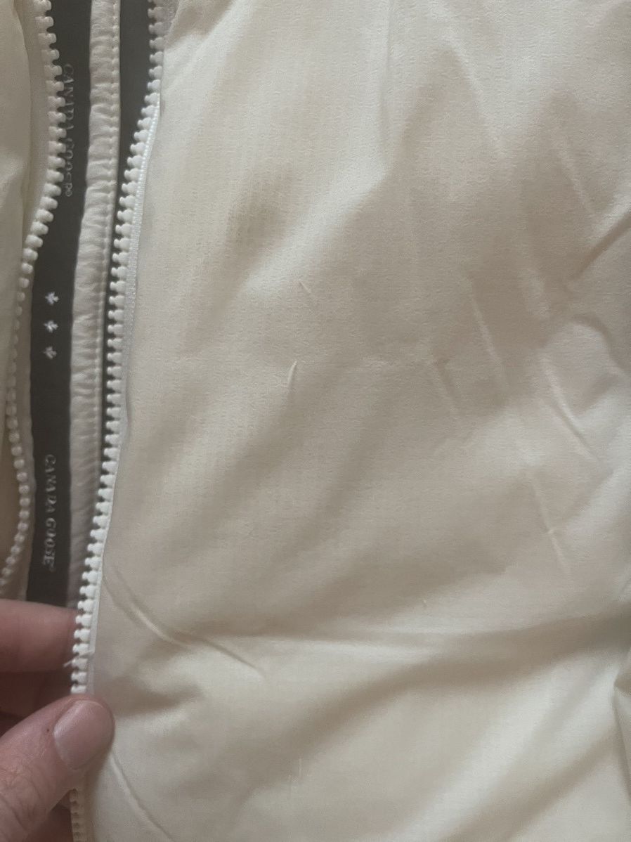 Canada Goose White Canada Goose Lodge Hoody Size US L / EU 52-54 / 3 - 7 Thumbnail