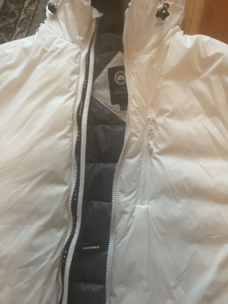 Canada Goose White Canada Goose Lodge Hoody Size US L / EU 52-54 / 3 - 5 Thumbnail