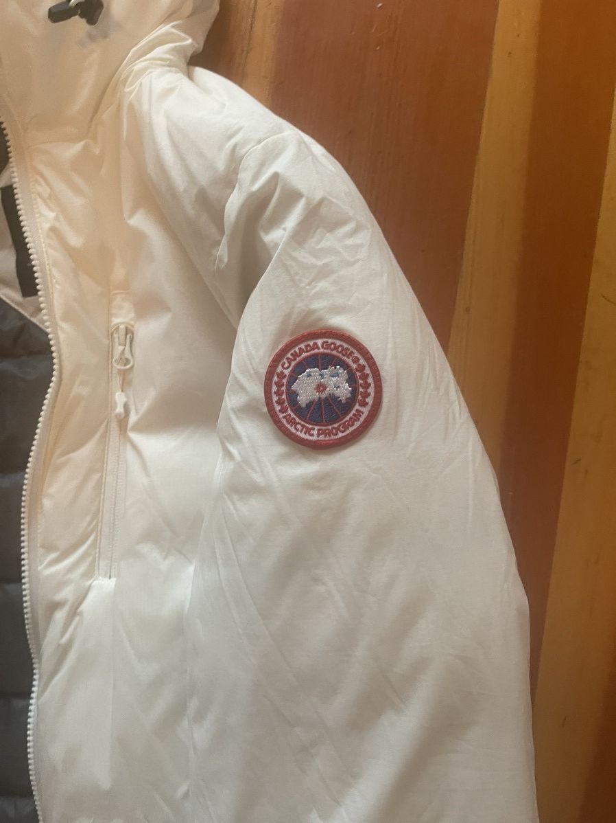Canada Goose White Canada Goose Lodge Hoody Size US L / EU 52-54 / 3 - 2 Thumbnail