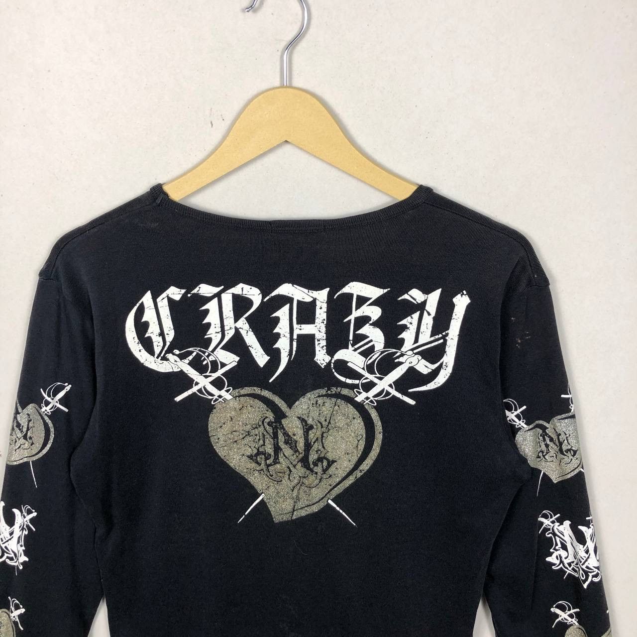 Japanese Brand × Seditionaries Sky Bomber Spirit Goth Punk Black Tshirt Size US M / EU 48-50 / 2 - 3 Thumbnail