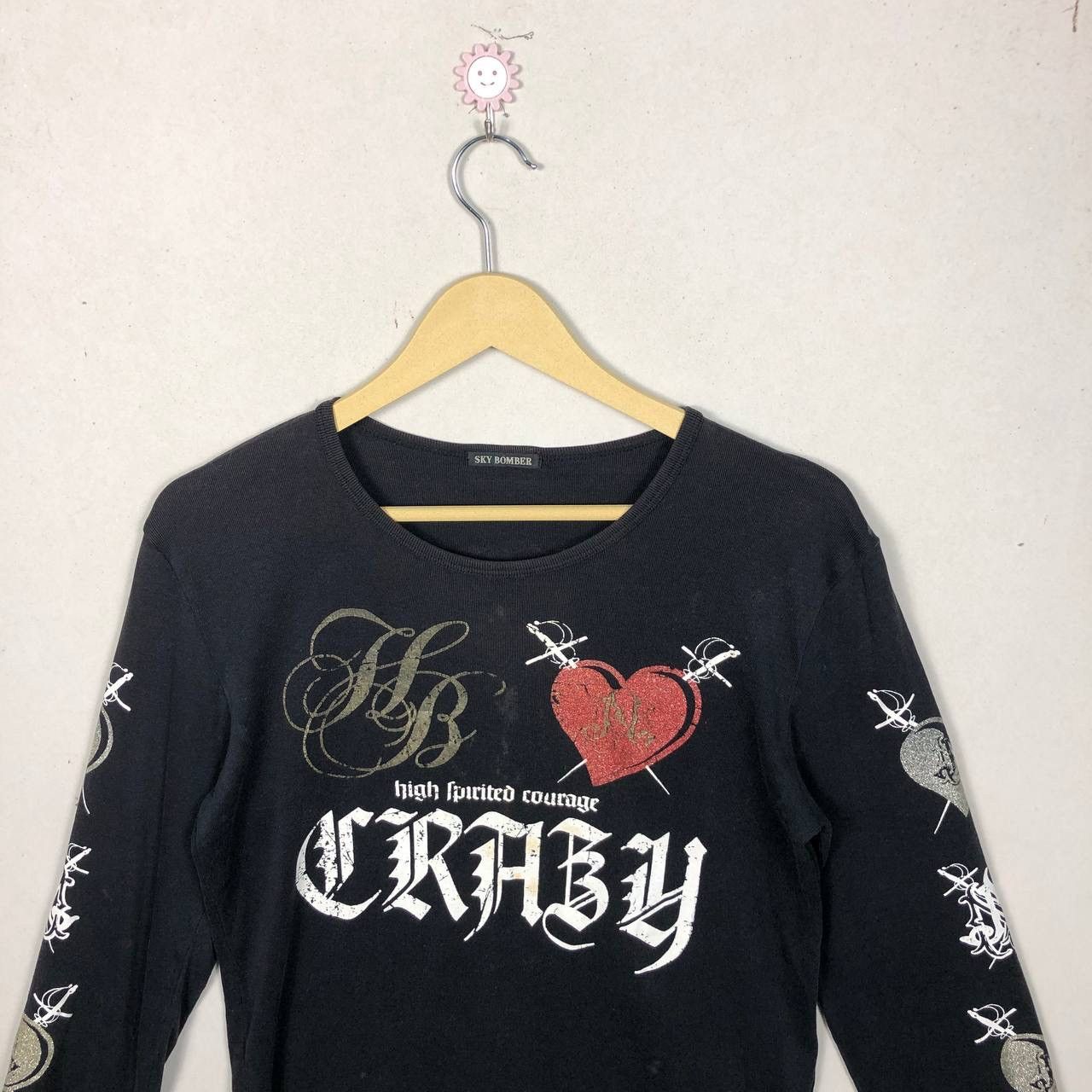 Japanese Brand × Seditionaries Sky Bomber Spirit Goth Punk Black Tshirt Size US M / EU 48-50 / 2 - 4 Thumbnail