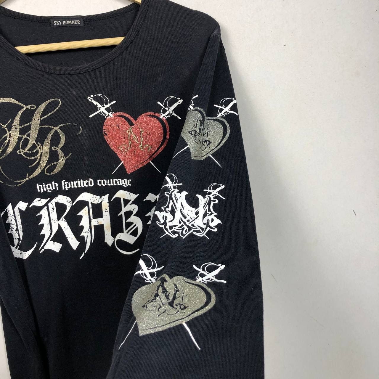 Japanese Brand × Seditionaries Sky Bomber Spirit Goth Punk Black Tshirt Size US M / EU 48-50 / 2 - 5 Thumbnail