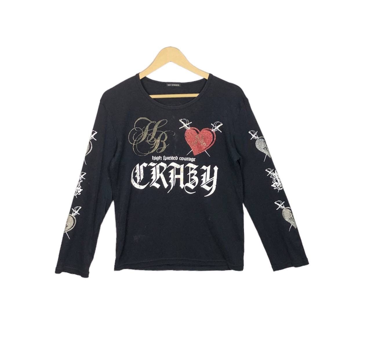 Japanese Brand × Seditionaries Sky Bomber Spirit Goth Punk Black Tshirt Size US M / EU 48-50 / 2 - 1 Thumbnail