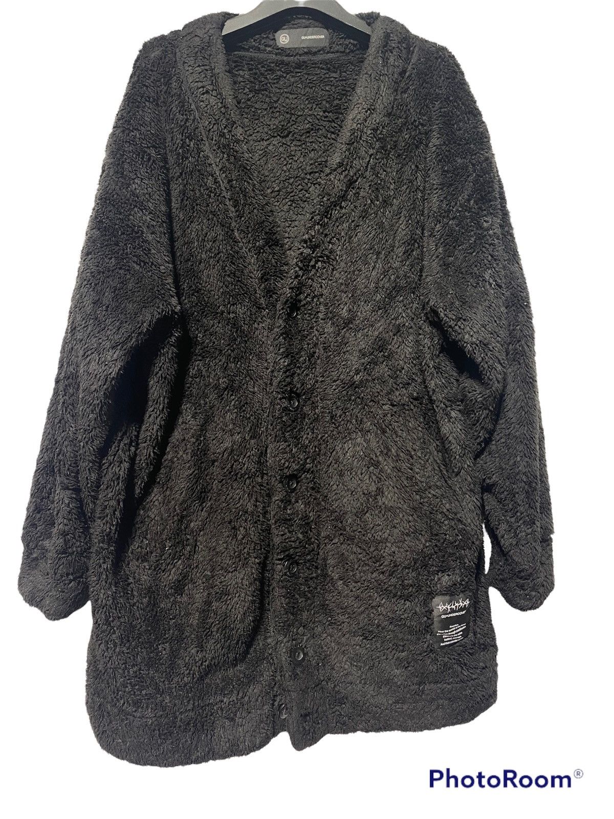 UNDERCOVER X GU BUTTON UP FLEECE