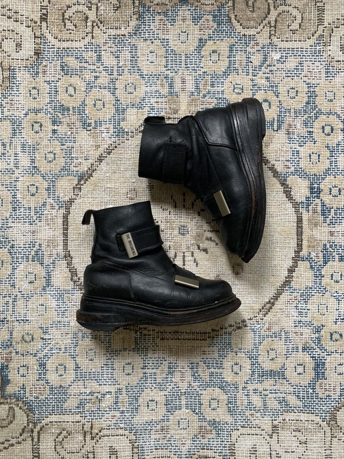 Dirk Bikkembergs AW96 Dirk Bikkembergs Strap Boots Grailed