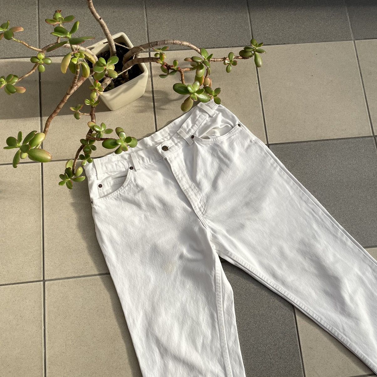 Levi's Vintage Levis 550 White Denim Jeans Size US 34 / EU 50 - 5 Thumbnail
