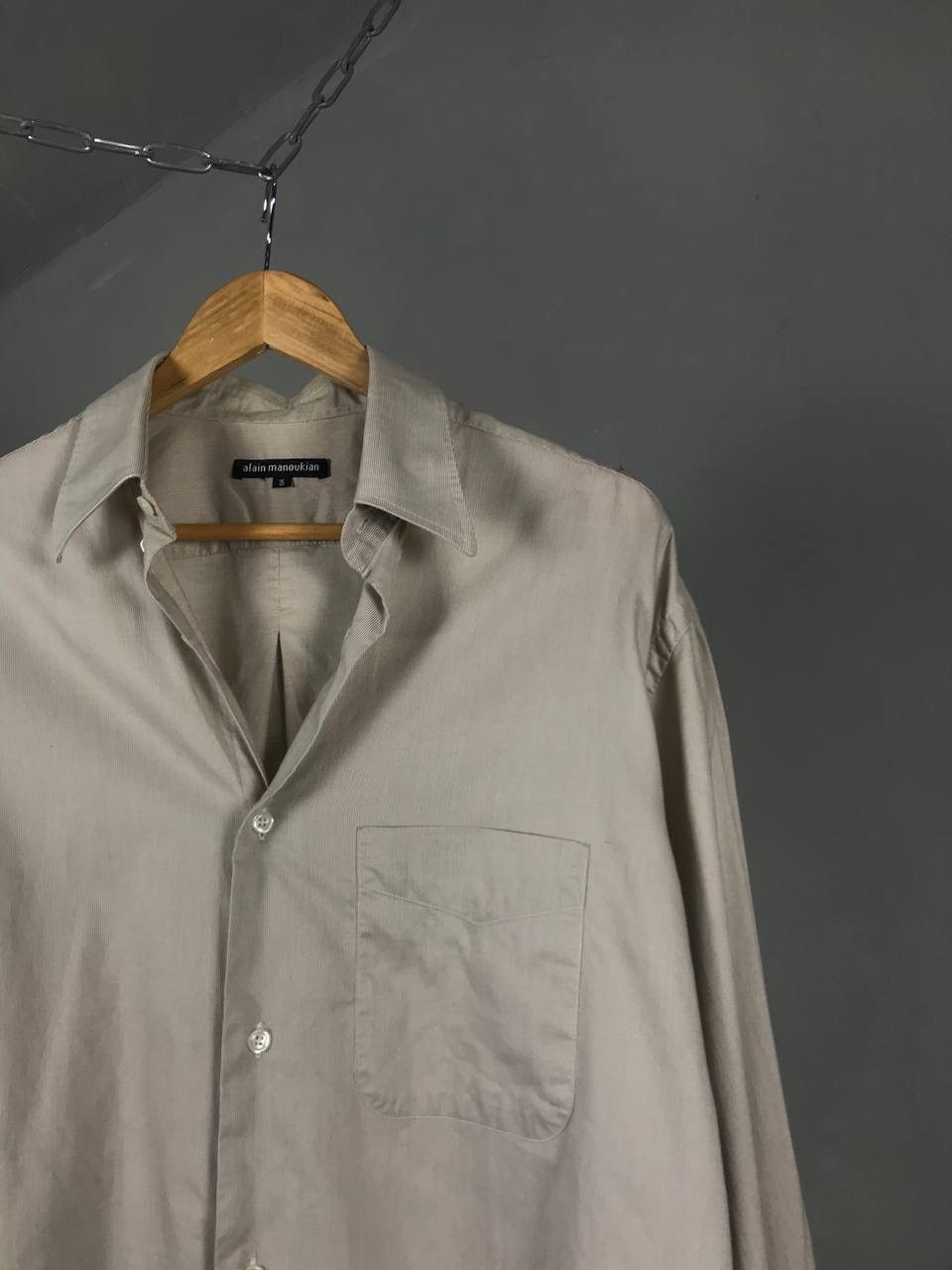 Vintage Alain Manoukian vintage street fashion luxury shirt Size US M / EU 48-50 / 2 - 2 Thumbnail