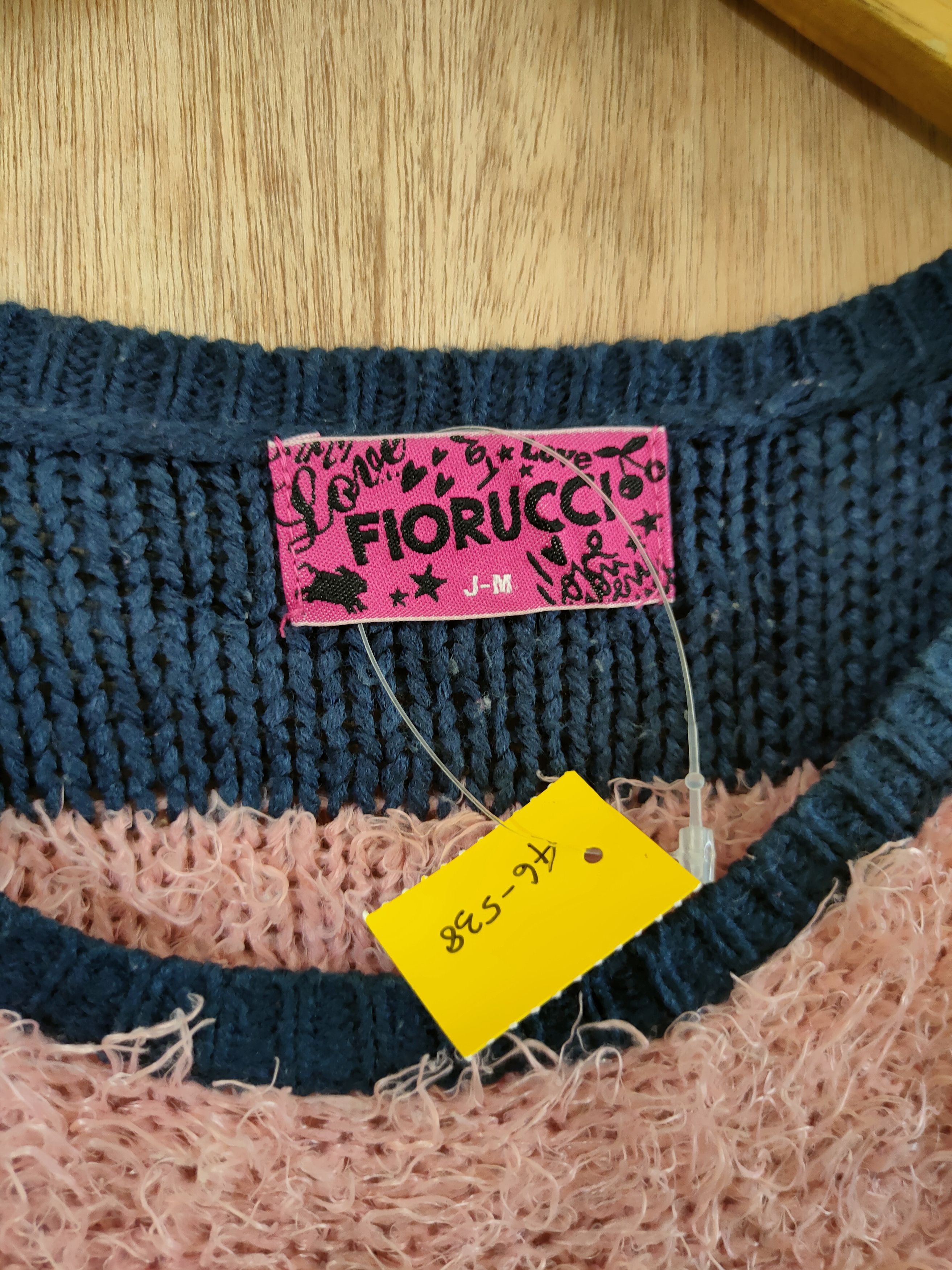 Fiorucci D Fiorucci stripe mohair knitwear fur japan #46-538 Size M / US 6-8 / IT 42-44 - 4 Thumbnail