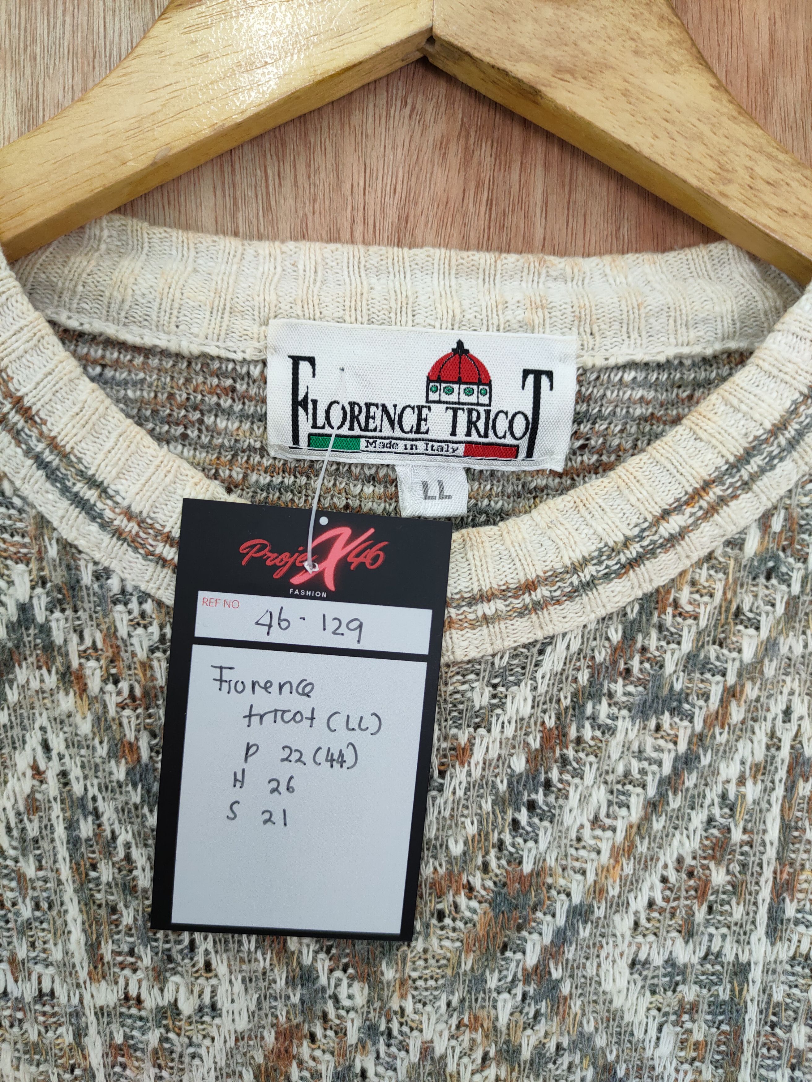 Florence Tricot Florence Tricot italy knitwear sweatshirt navajo #46-129 Size US M / EU 48-50 / 2 - 5 Thumbnail