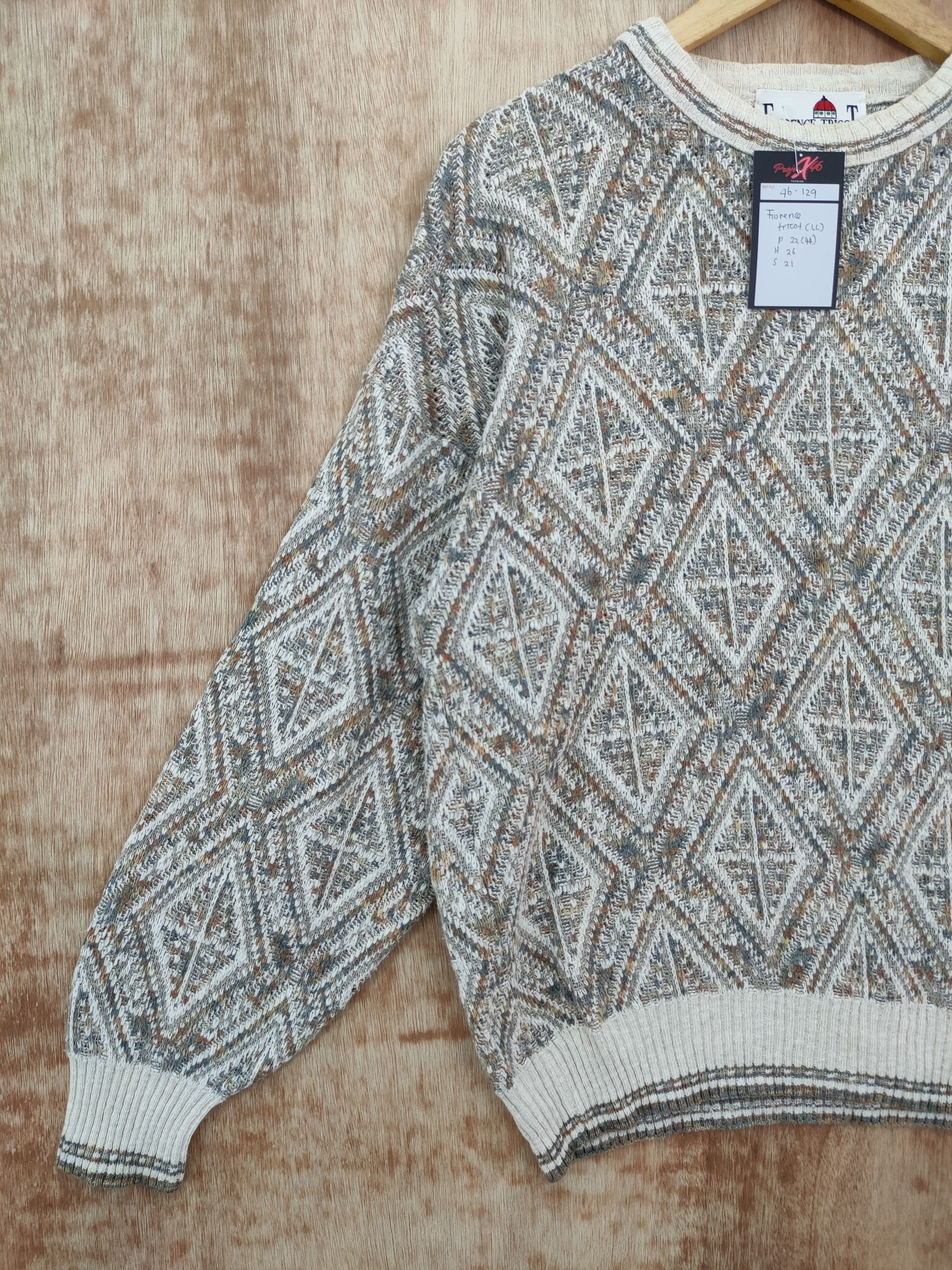 Florence Tricot Florence Tricot italy knitwear sweatshirt navajo #46-129 Size US M / EU 48-50 / 2 - 2 Thumbnail