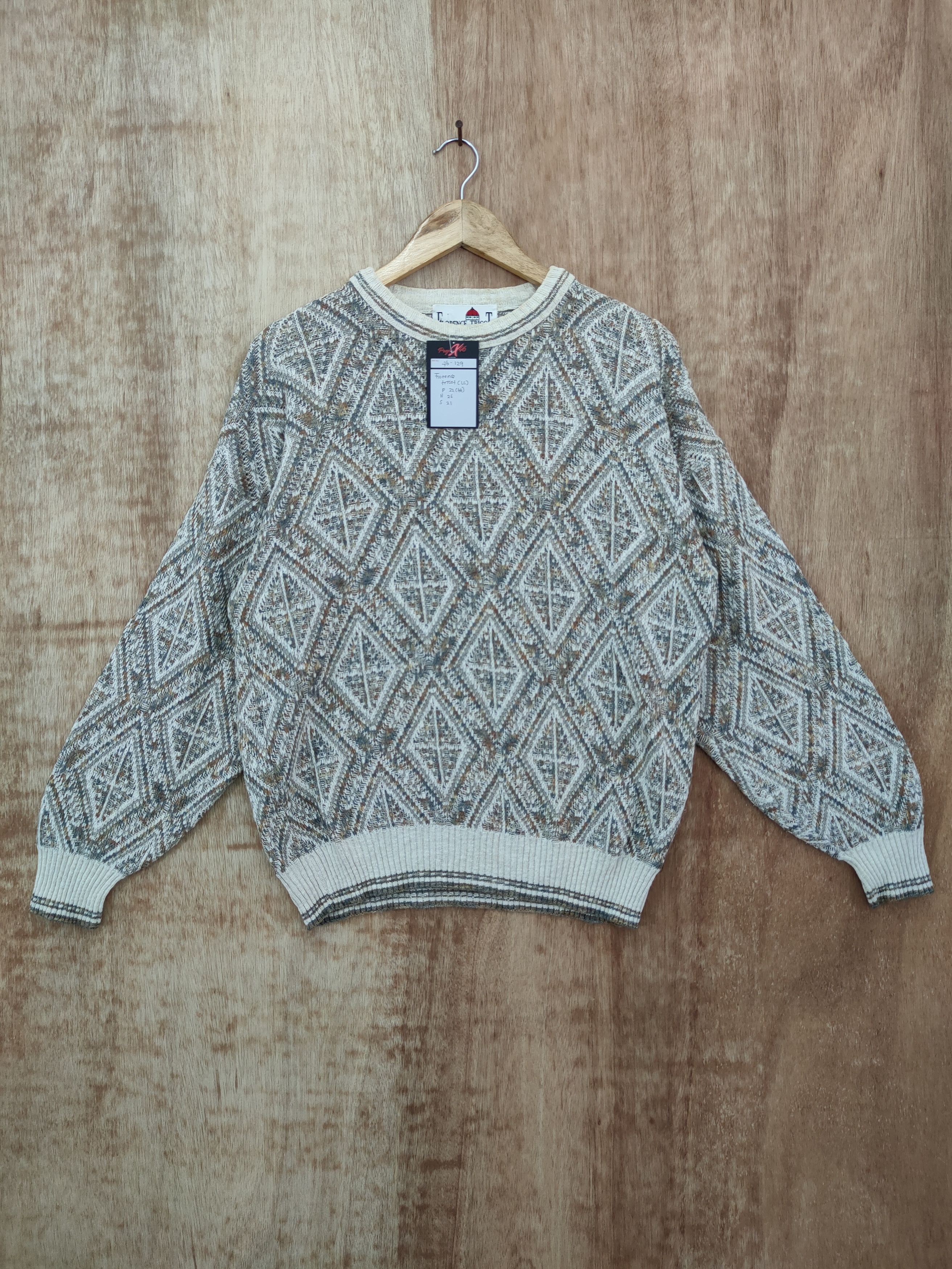 Florence Tricot Florence Tricot italy knitwear sweatshirt navajo #46-129 Size US M / EU 48-50 / 2 - 1 Thumbnail