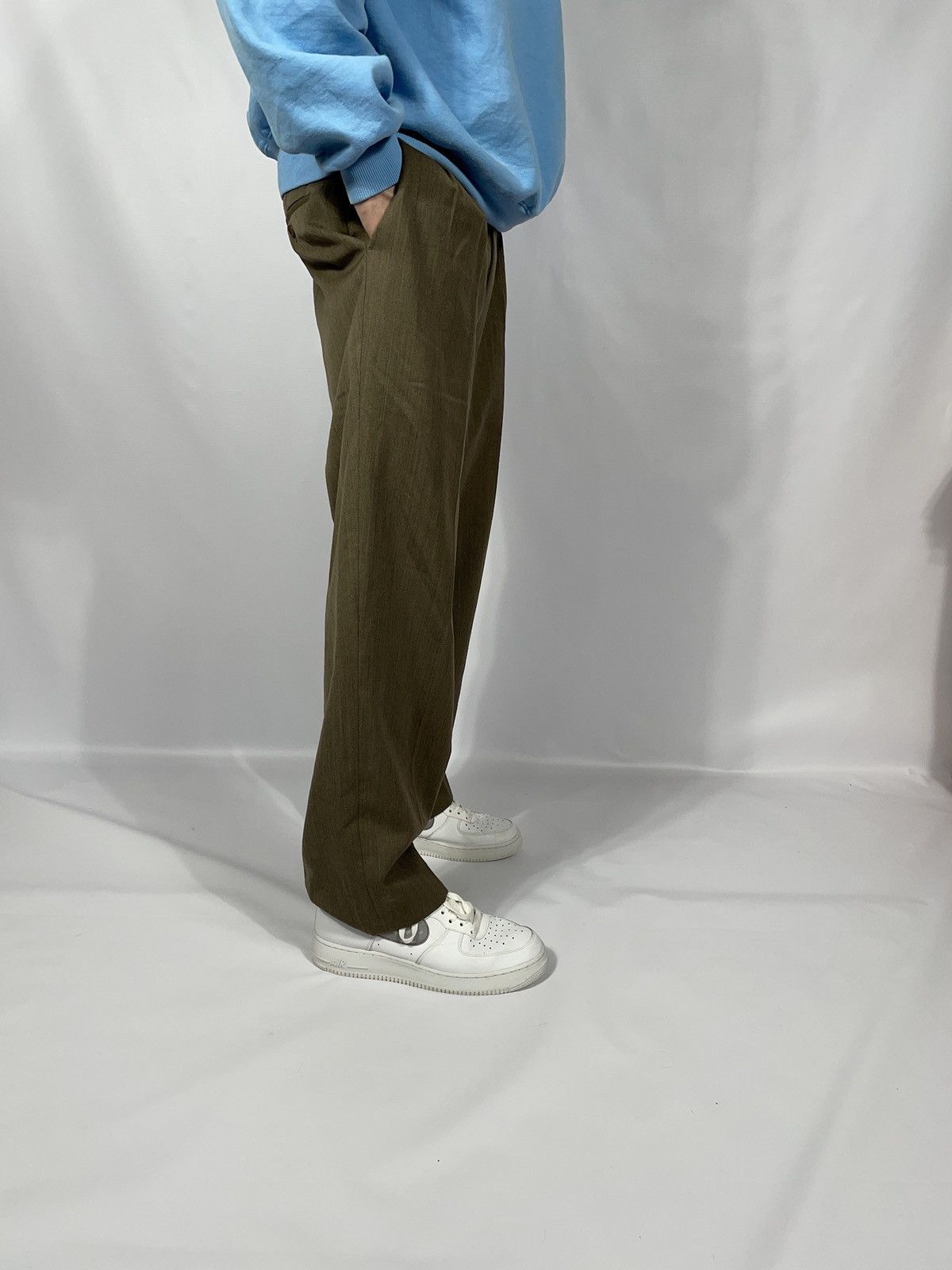 Burberry × Vintage Vintage Burberry classic pants brown colour street wear Size US 35 - 9 Thumbnail