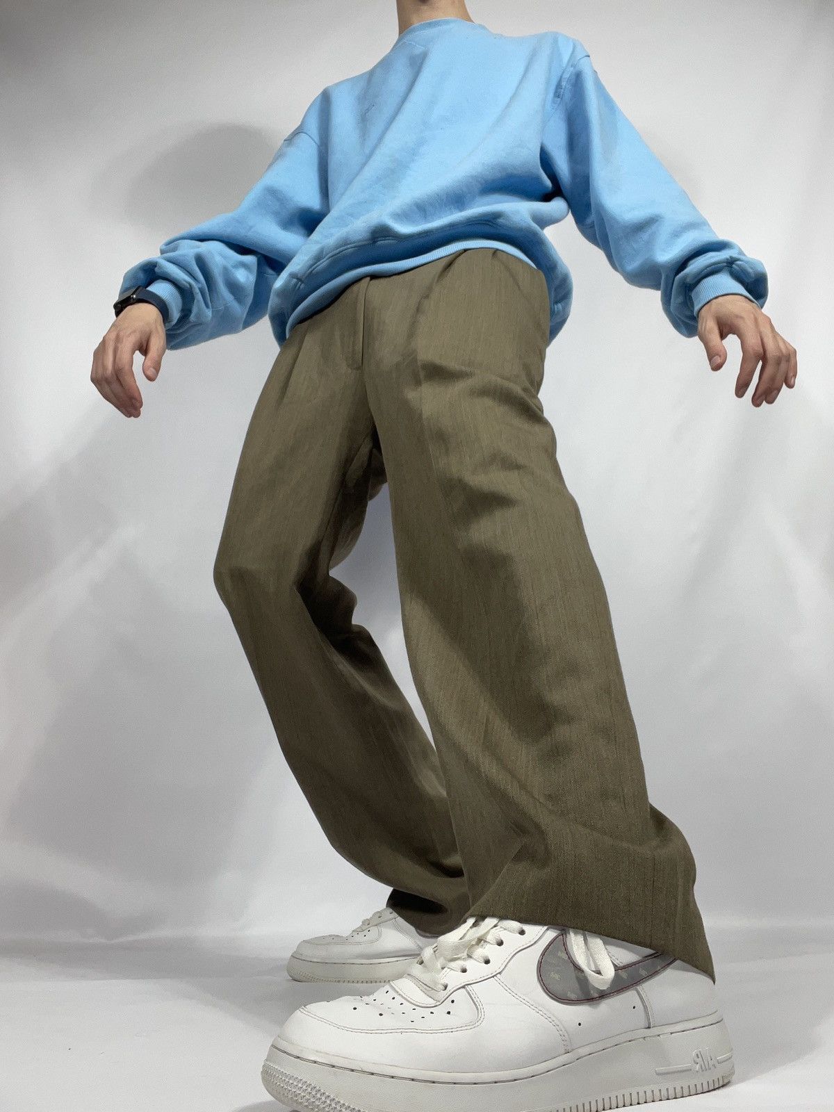 Burberry × Vintage Vintage Burberry classic pants brown colour street wear Size US 35 - 2 Thumbnail