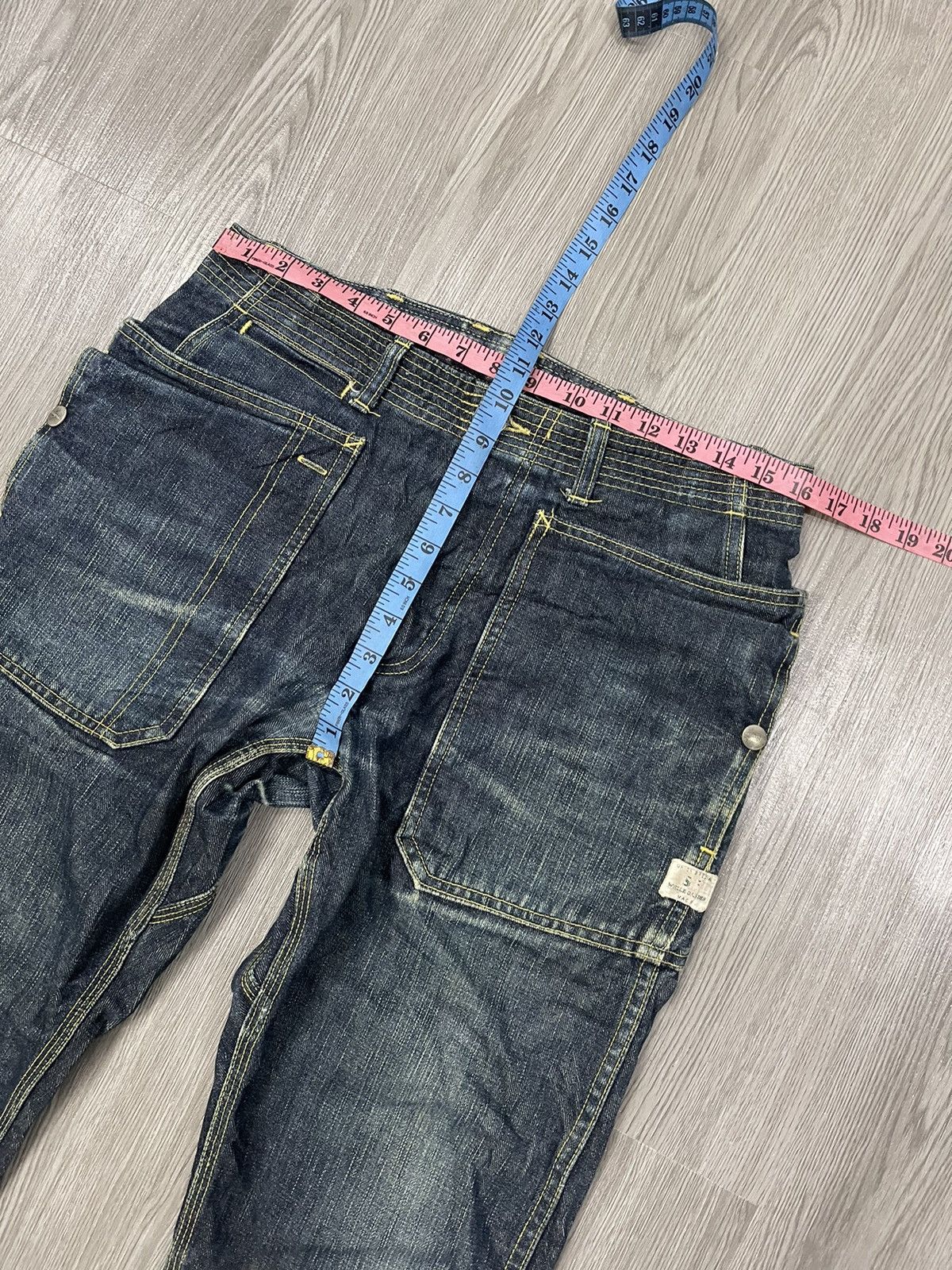 Japanese Brand × Sassafras Whole Garden Made Sassafras japan utilities pocket denim Size US 32 / EU 48 - 12 Thumbnail